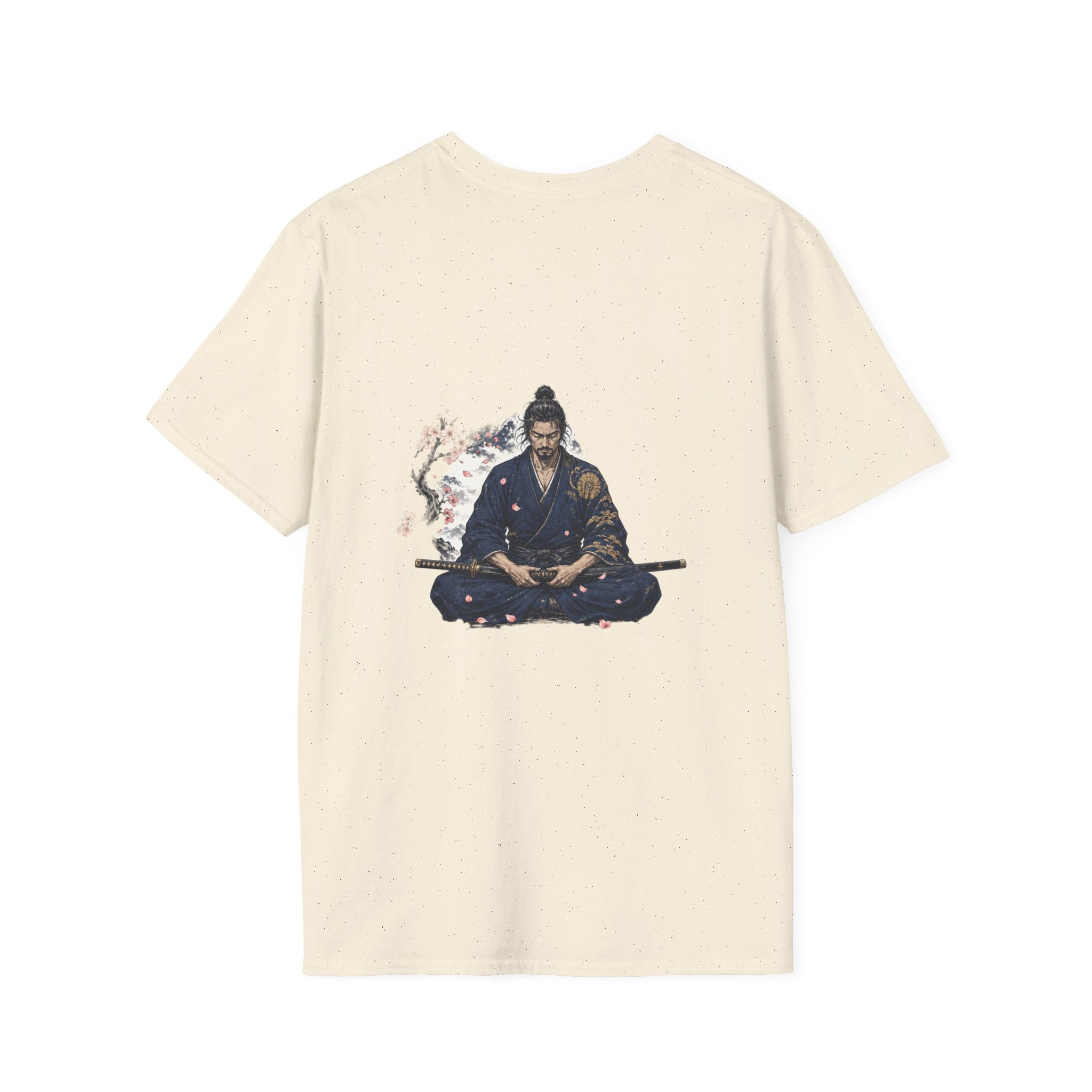 Samurai Meditation T-Shirt — Zen Warrior Graphic Tee
