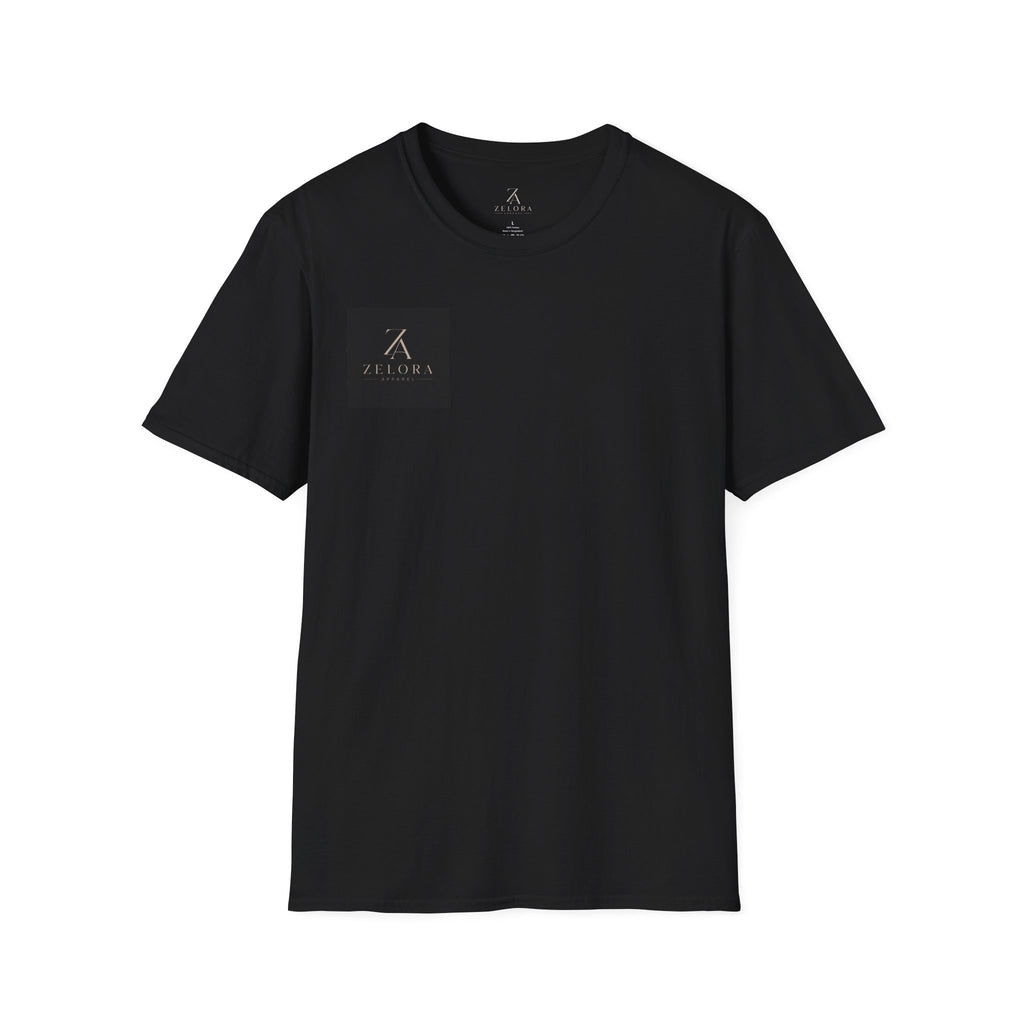 Minimal Logo T‑Shirt — Zelora Square Chest Graphic