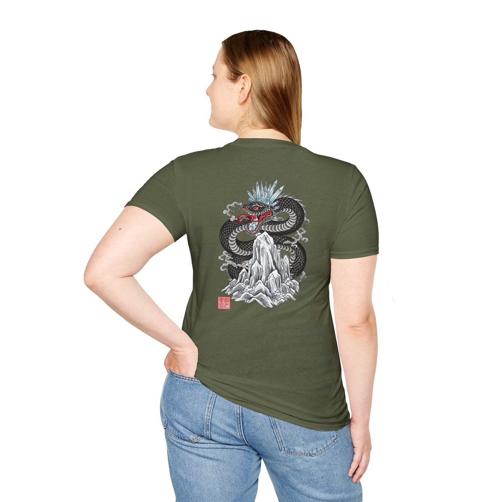 Minimal Logo T-Shirt — ZEIORA Chest Patch Design