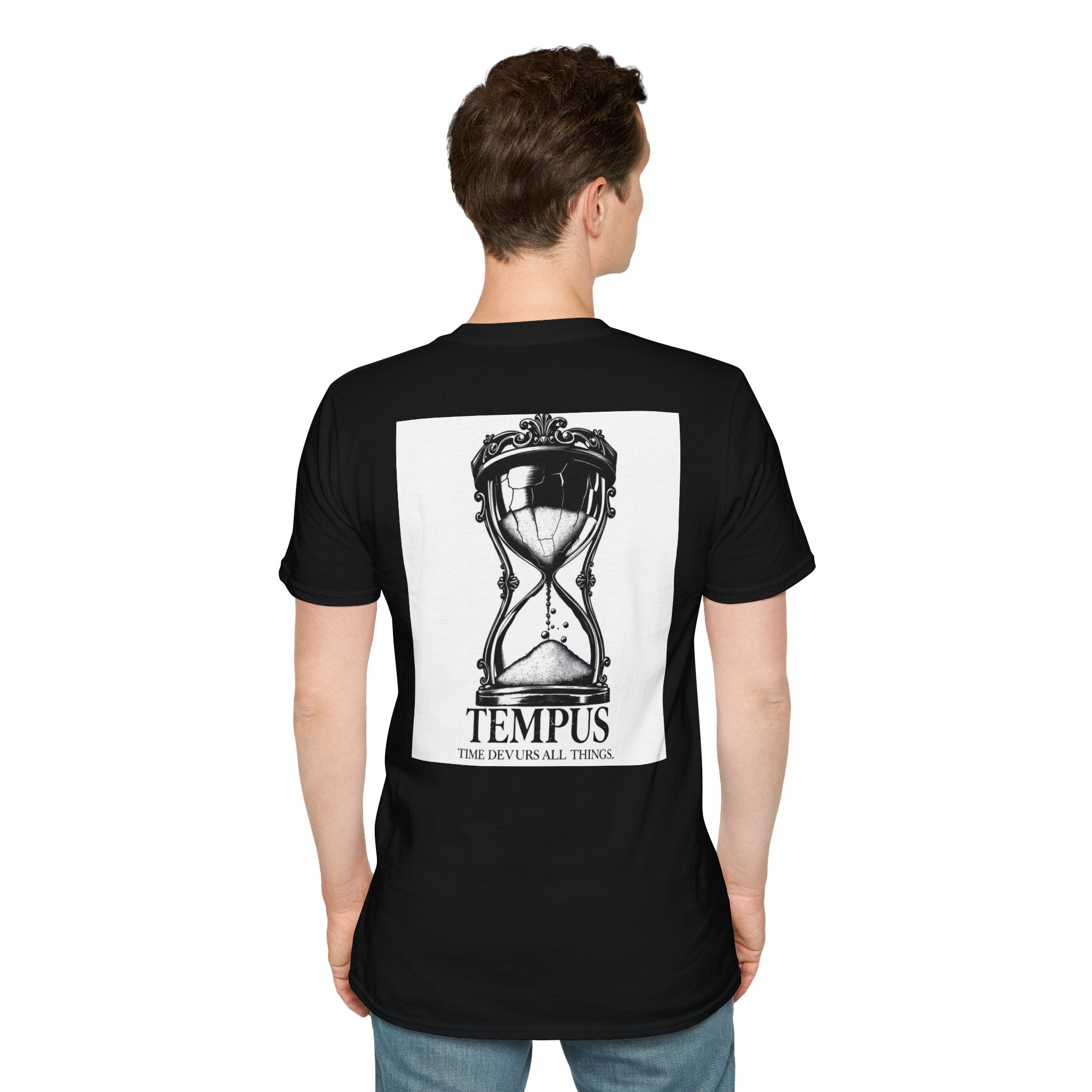 Minimal Logo T-Shirt — Small Chest Emblem Casual Tee