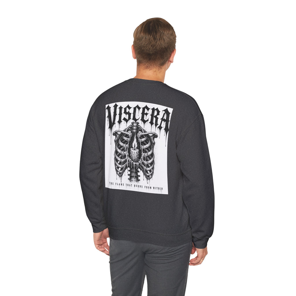 Crewneck Sweatshirt — Viscera Ribcage Graphic Crewneck