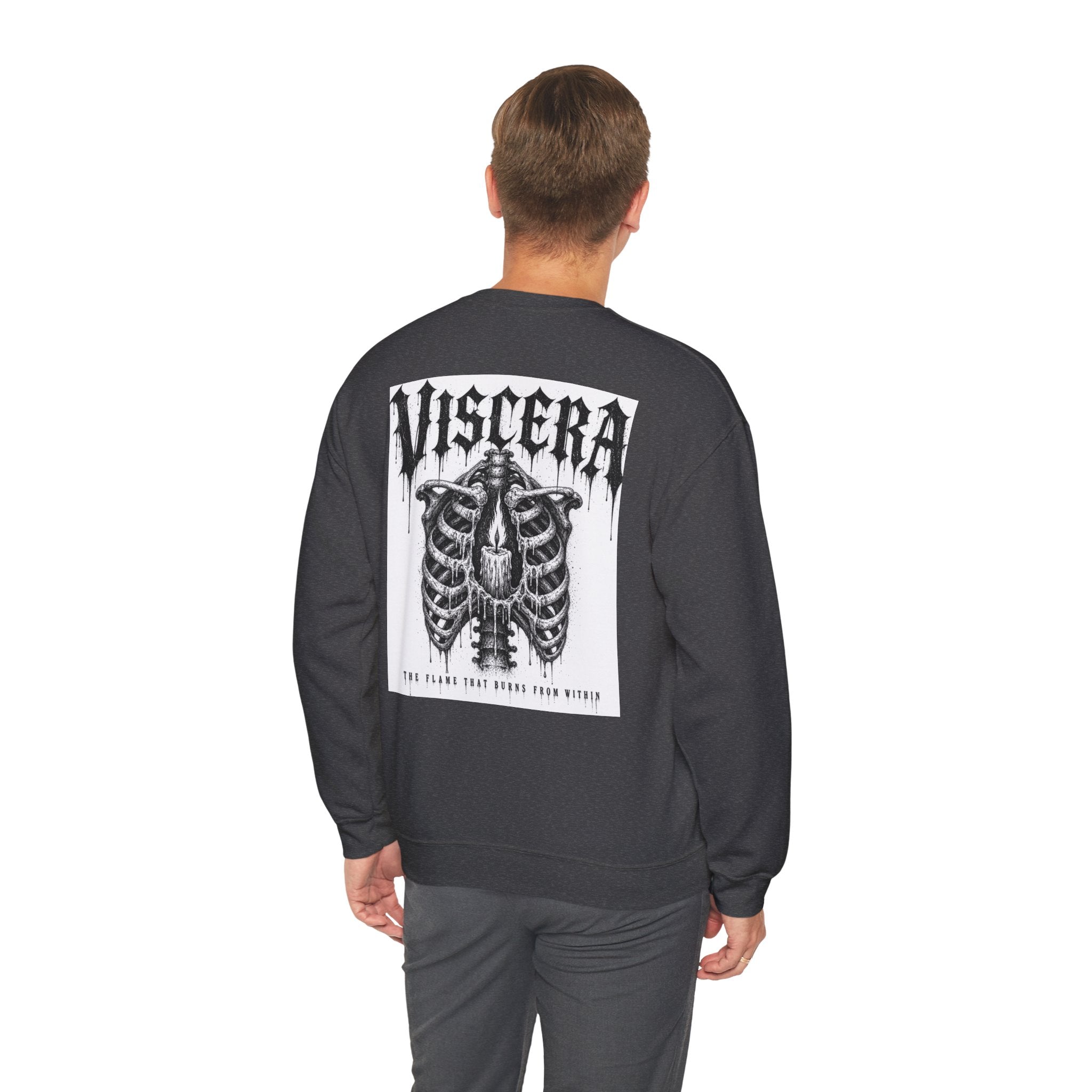 Crewneck Sweatshirt — Viscera Ribcage Graphic Crewneck