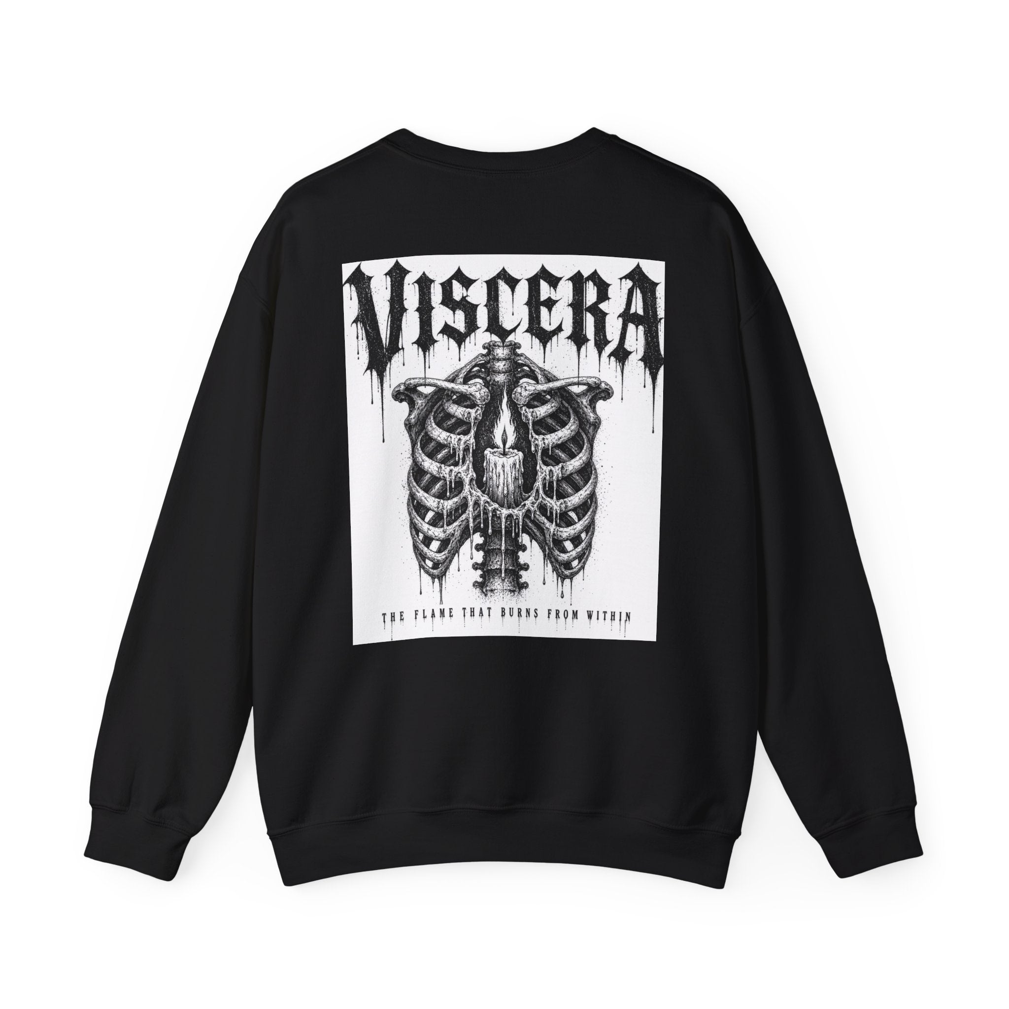 Crewneck Sweatshirt — Viscera Ribcage Graphic Crewneck