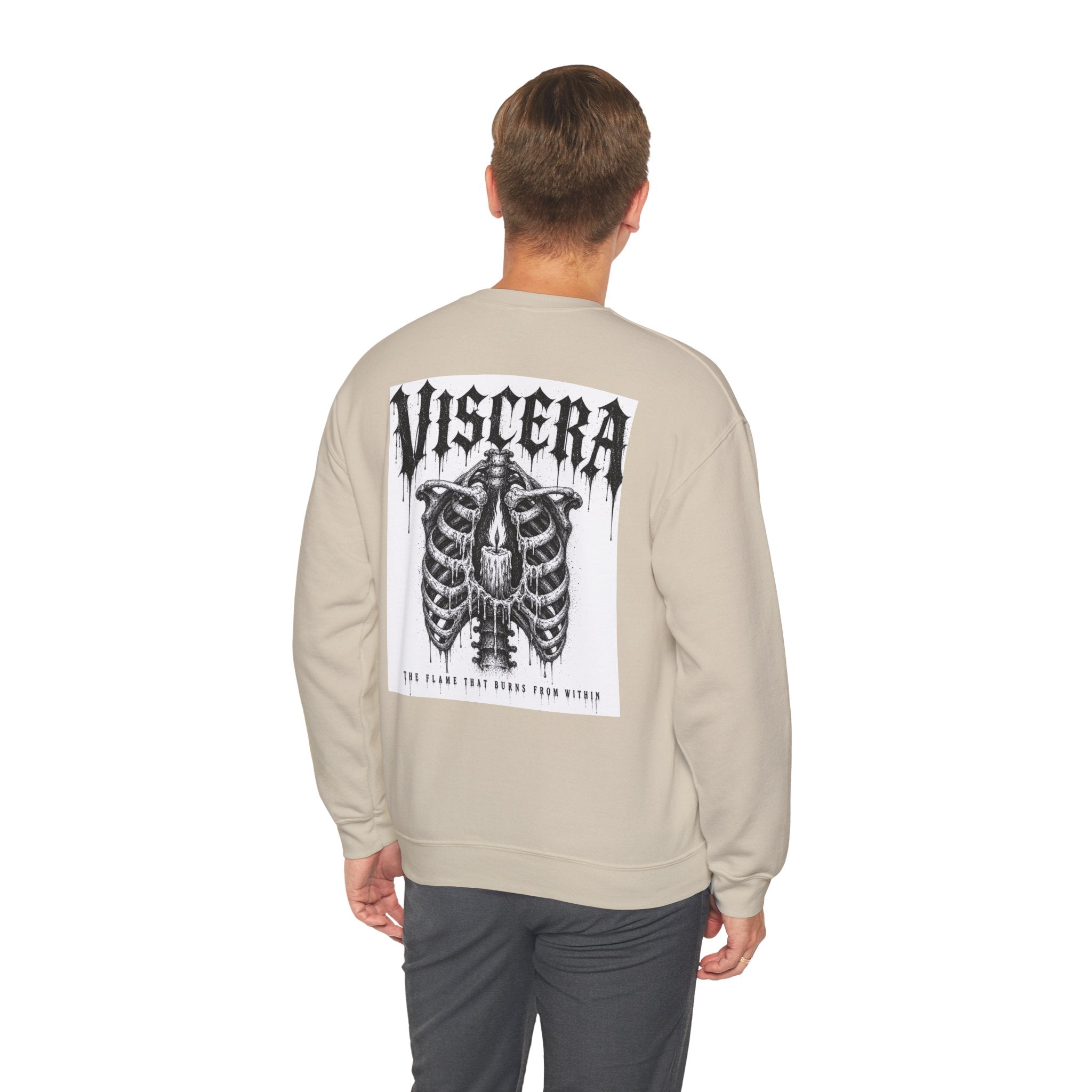 Crewneck Sweatshirt — Viscera Ribcage Graphic Crewneck