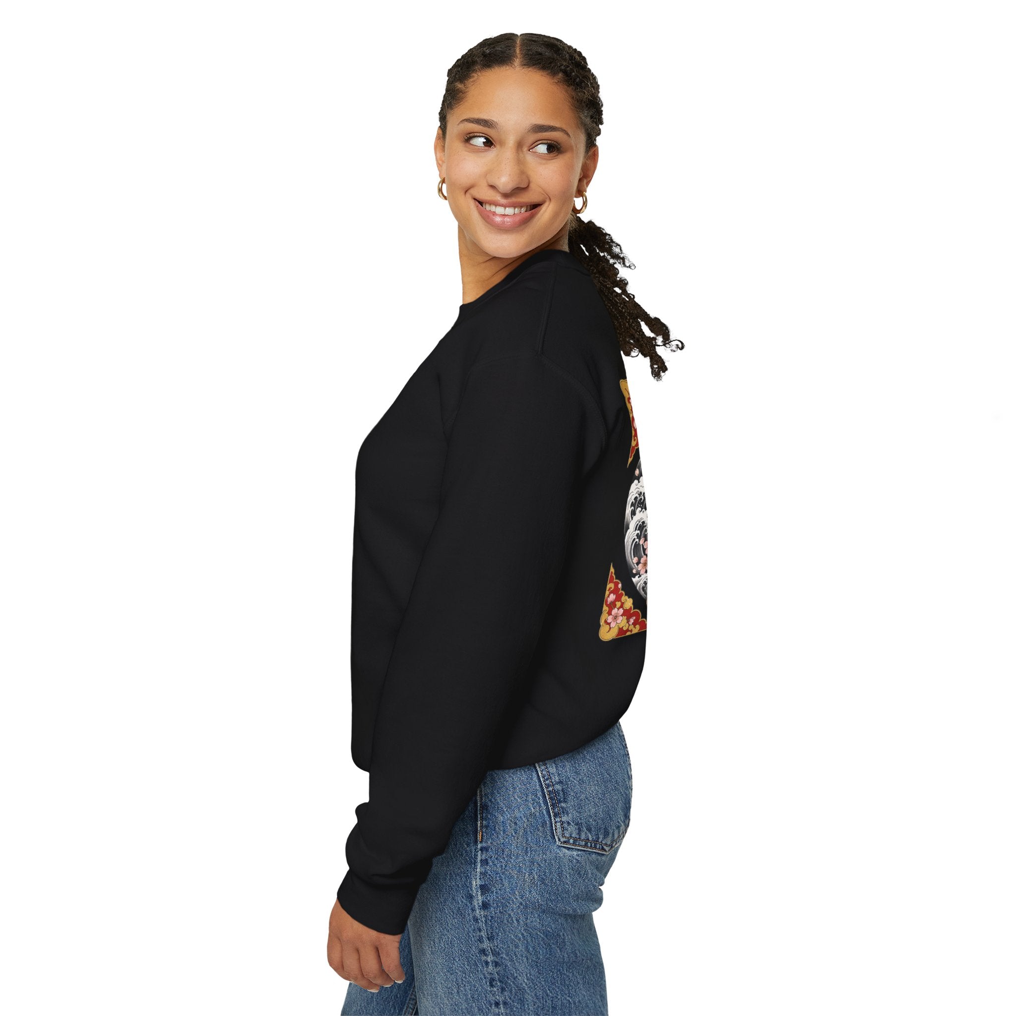 Phoenix Crewneck Sweatshirt — Vintage Japanese Phoenix Back Print