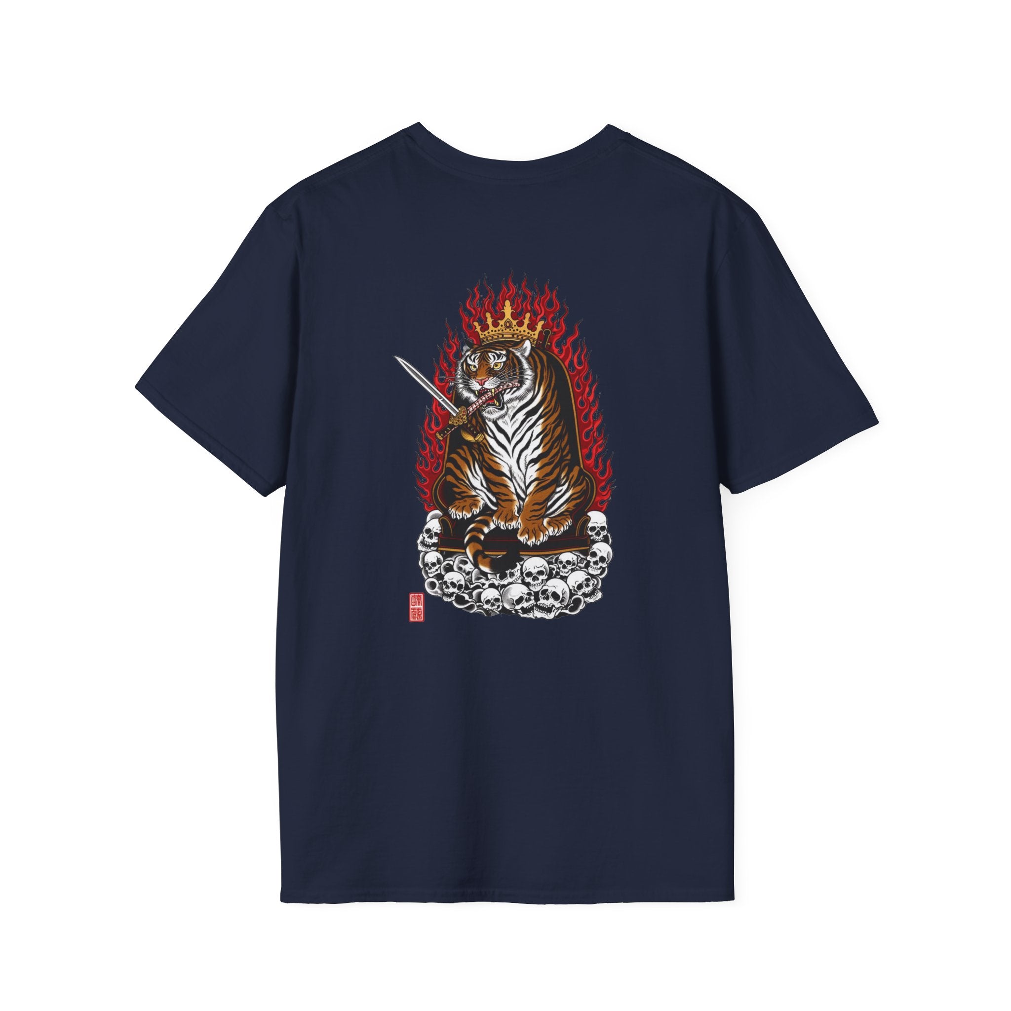 Minimal Logo T‑Shirt — Small Chest Emblem Casual Tee