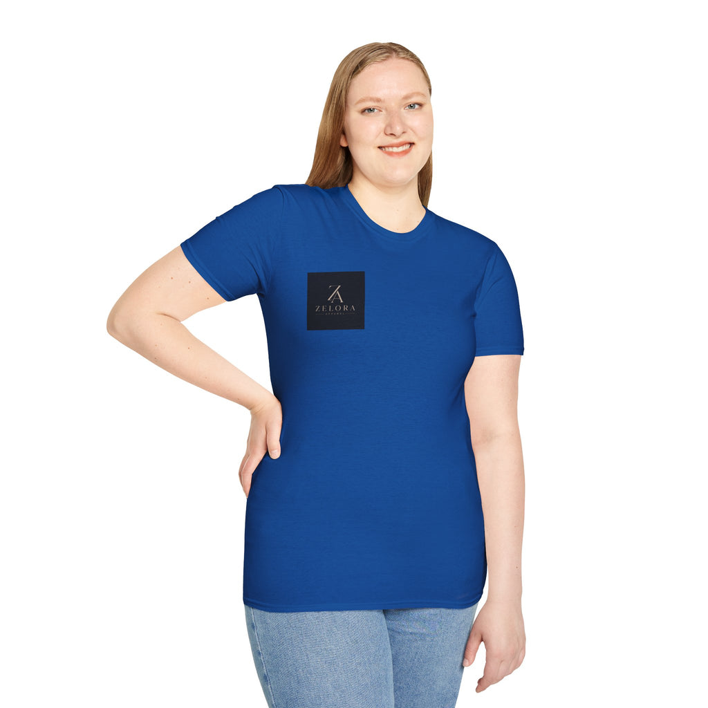 Minimal Logo T‑Shirt — Zeora Square Emblem Tee