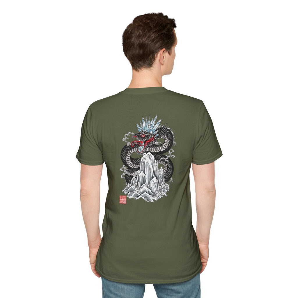 Minimal Logo T-Shirt — ZEIORA Chest Patch Design