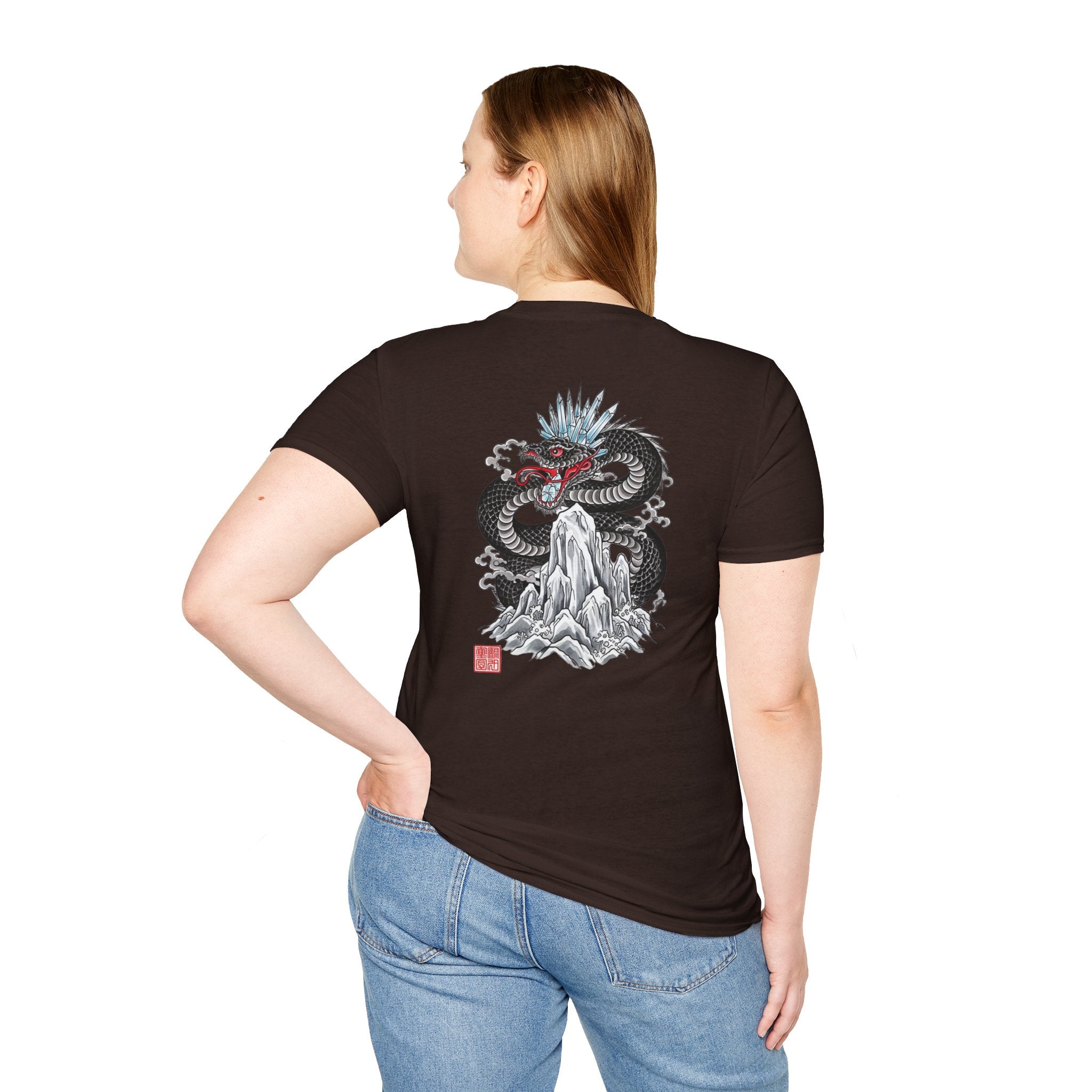 Minimal Logo T-Shirt — ZEIORA Chest Patch Design