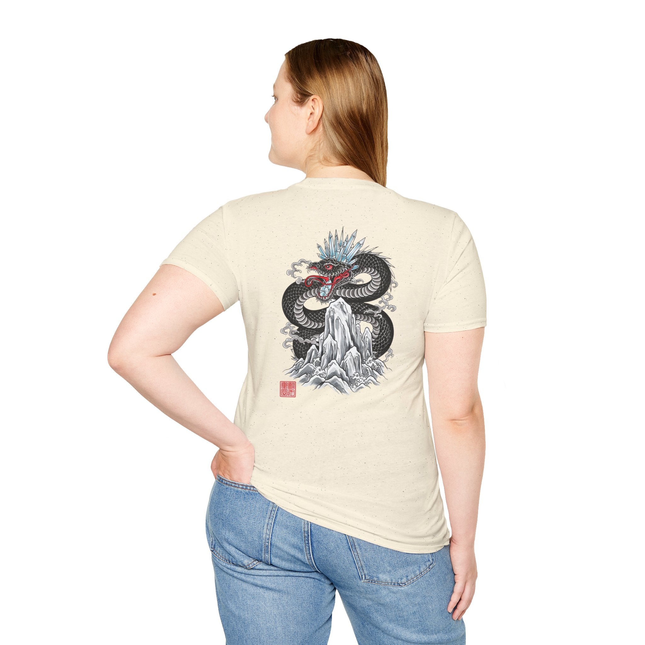 Minimal Logo T-Shirt — ZEIORA Chest Patch Design