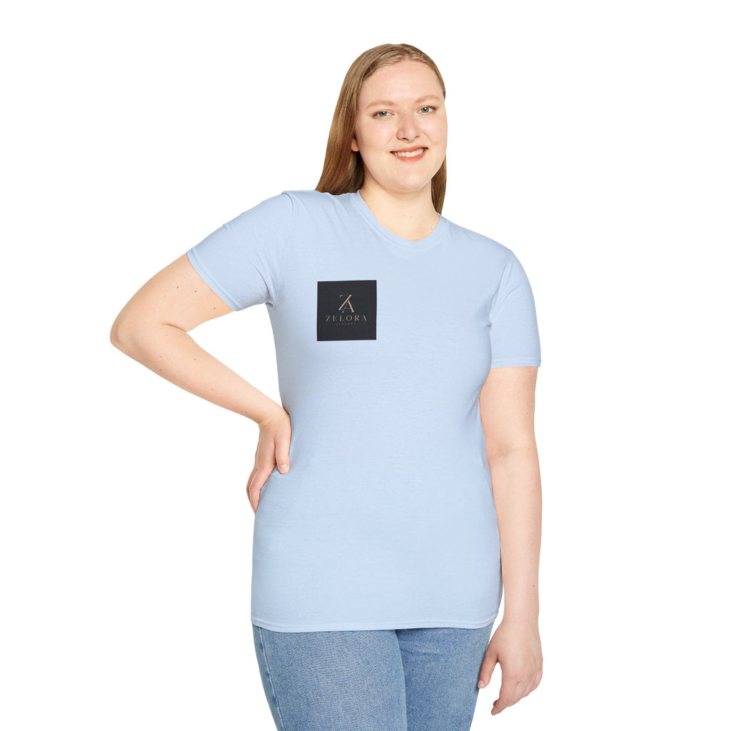 Minimal Logo T‑Shirt — Modern Square Brand Graphic Tee