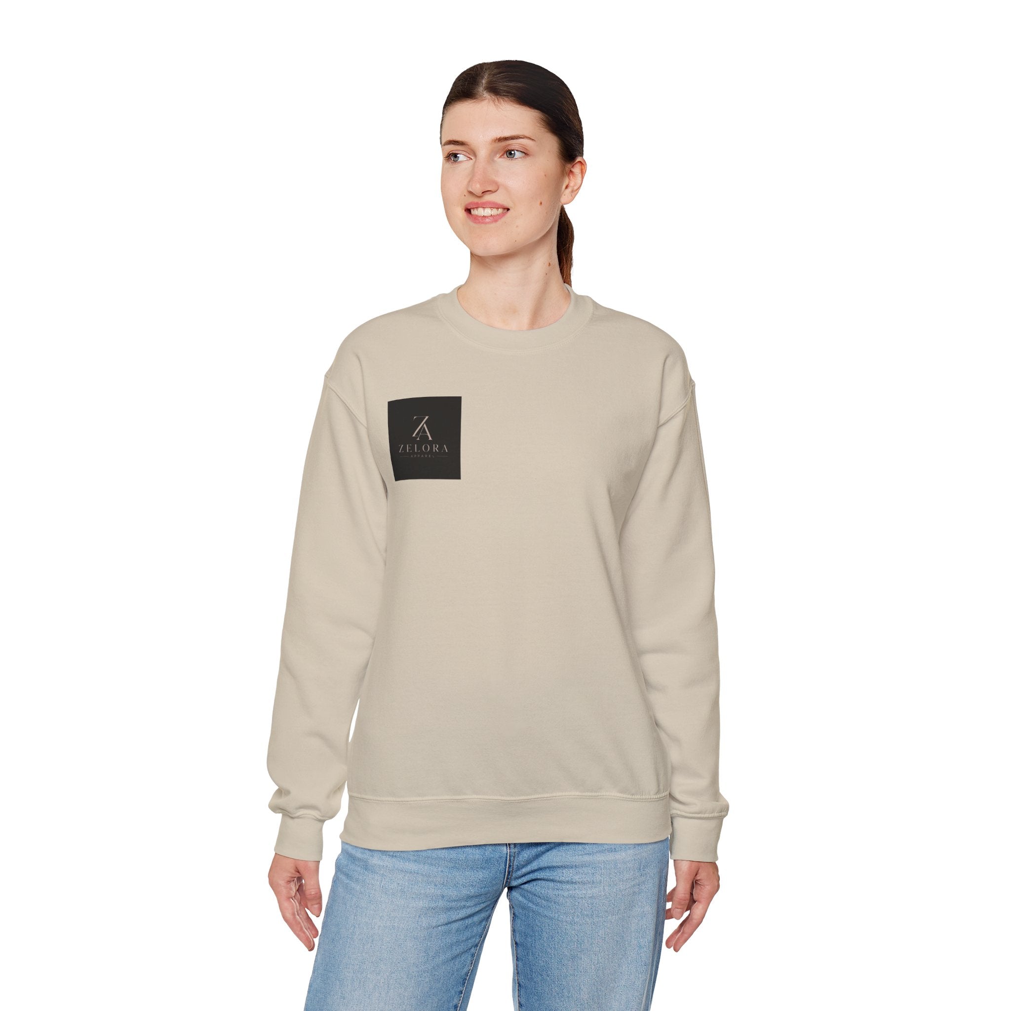 Tiger & Roses Crewneck Sweatshirt — Japanese Tattoo Style Back Graphic