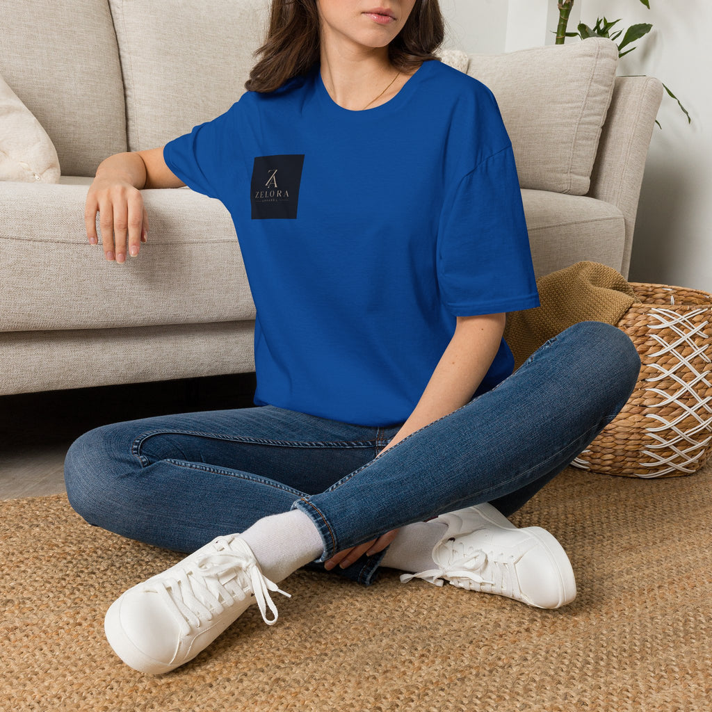 Minimal Logo T-Shirt — Zen Black Square Chest Print