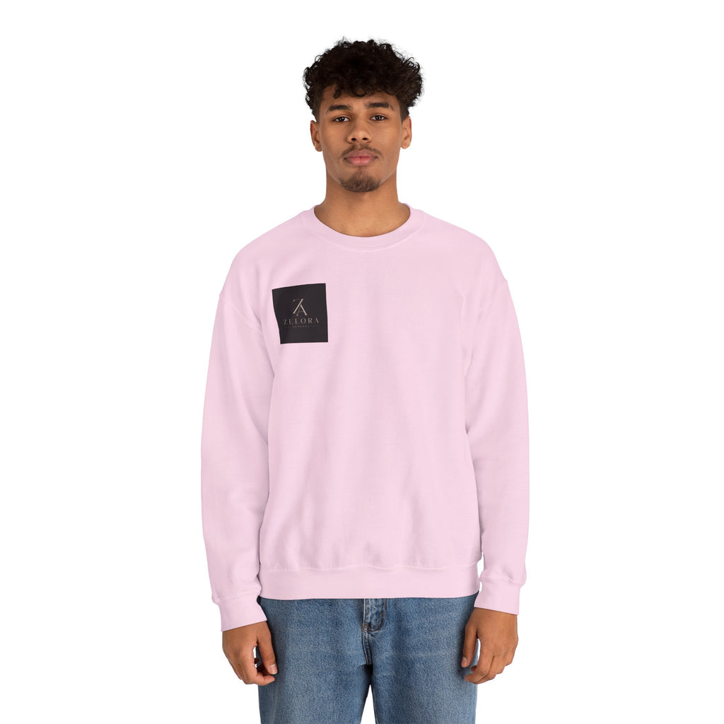 Crewneck Sweatshirt — Yin Yang Tiger with Cherry Blossoms Graphic