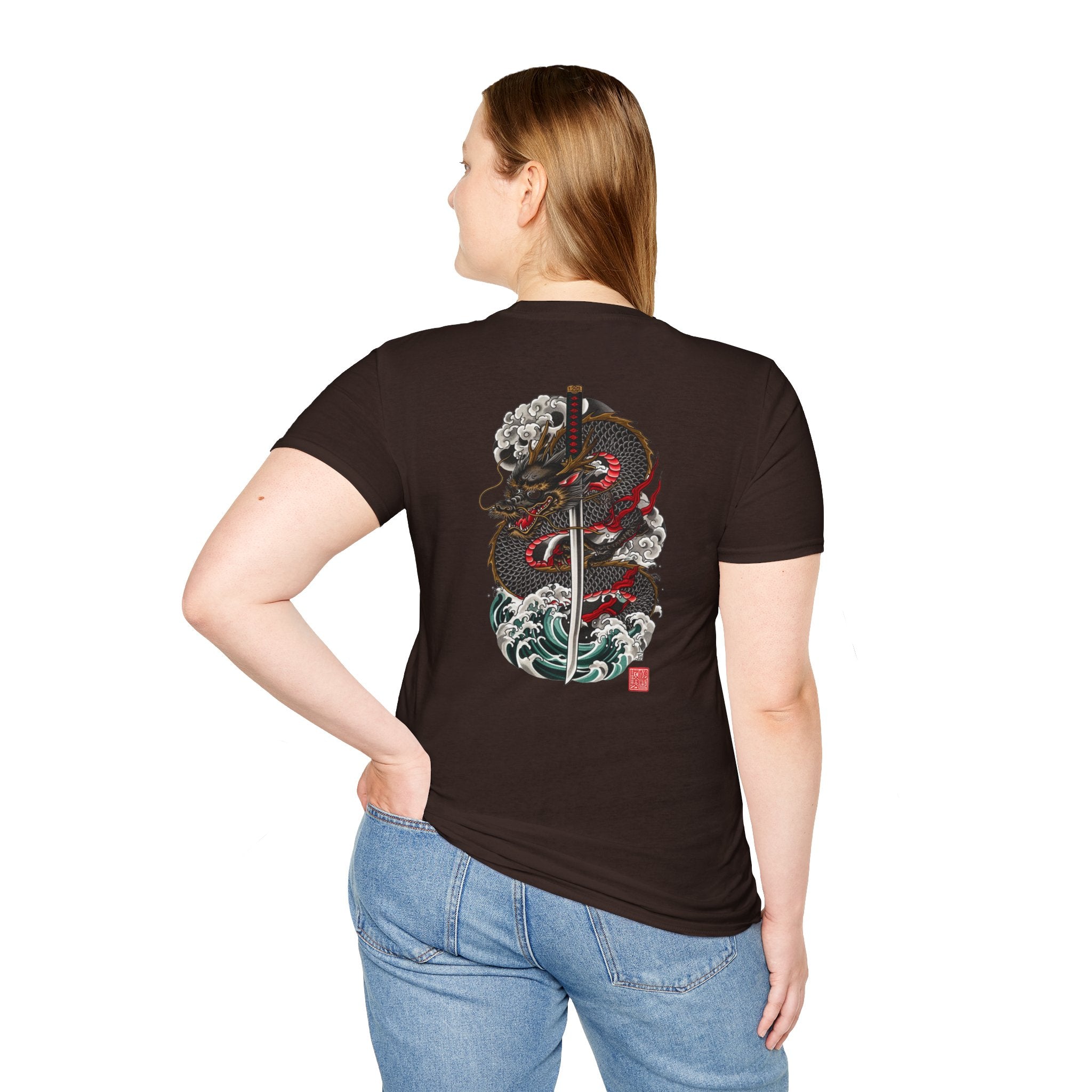Minimal Logo T‑Shirt — Zenora Black Square Chest Print