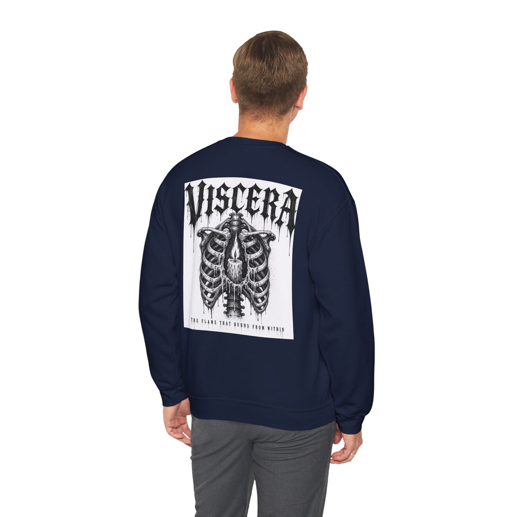 Crewneck Sweatshirt — Viscera Ribcage Graphic Crewneck