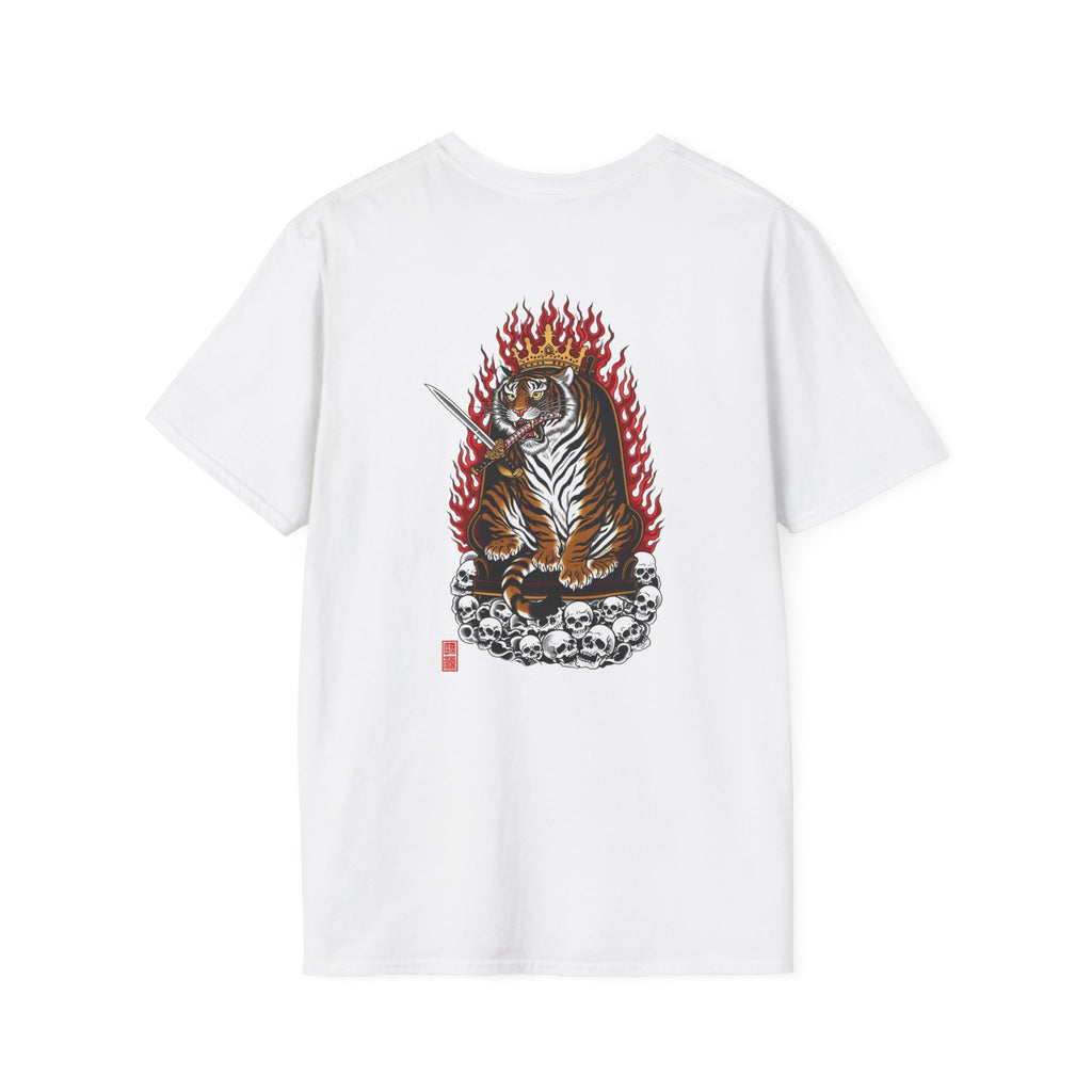Minimal Logo T‑Shirt — Small Chest Emblem Casual Tee