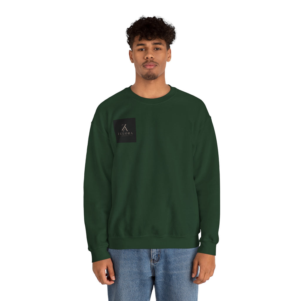 Crewneck Sweatshirt — Yin Yang Tiger with Cherry Blossoms Graphic