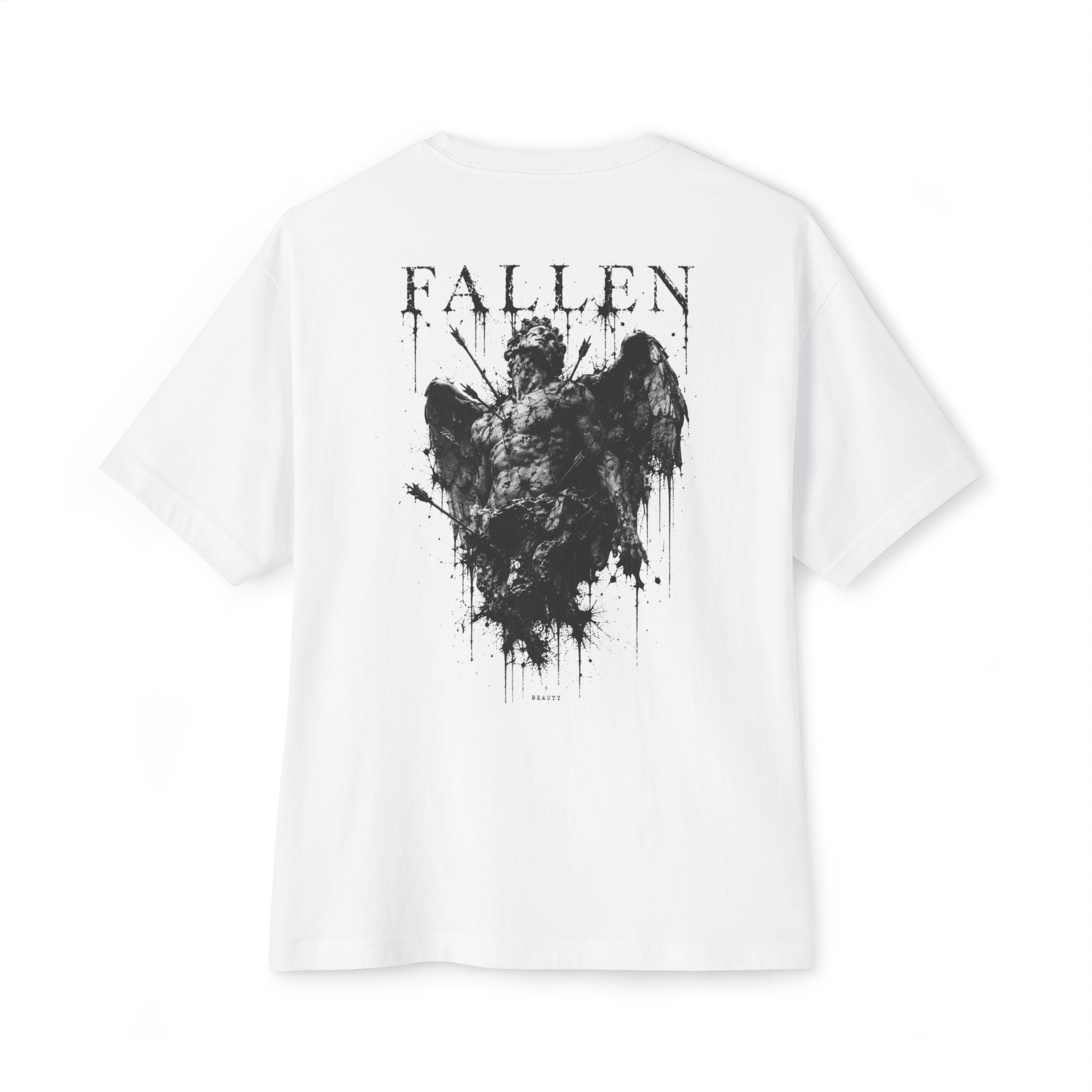Fallen Angel — Oversized White Casual Shirt