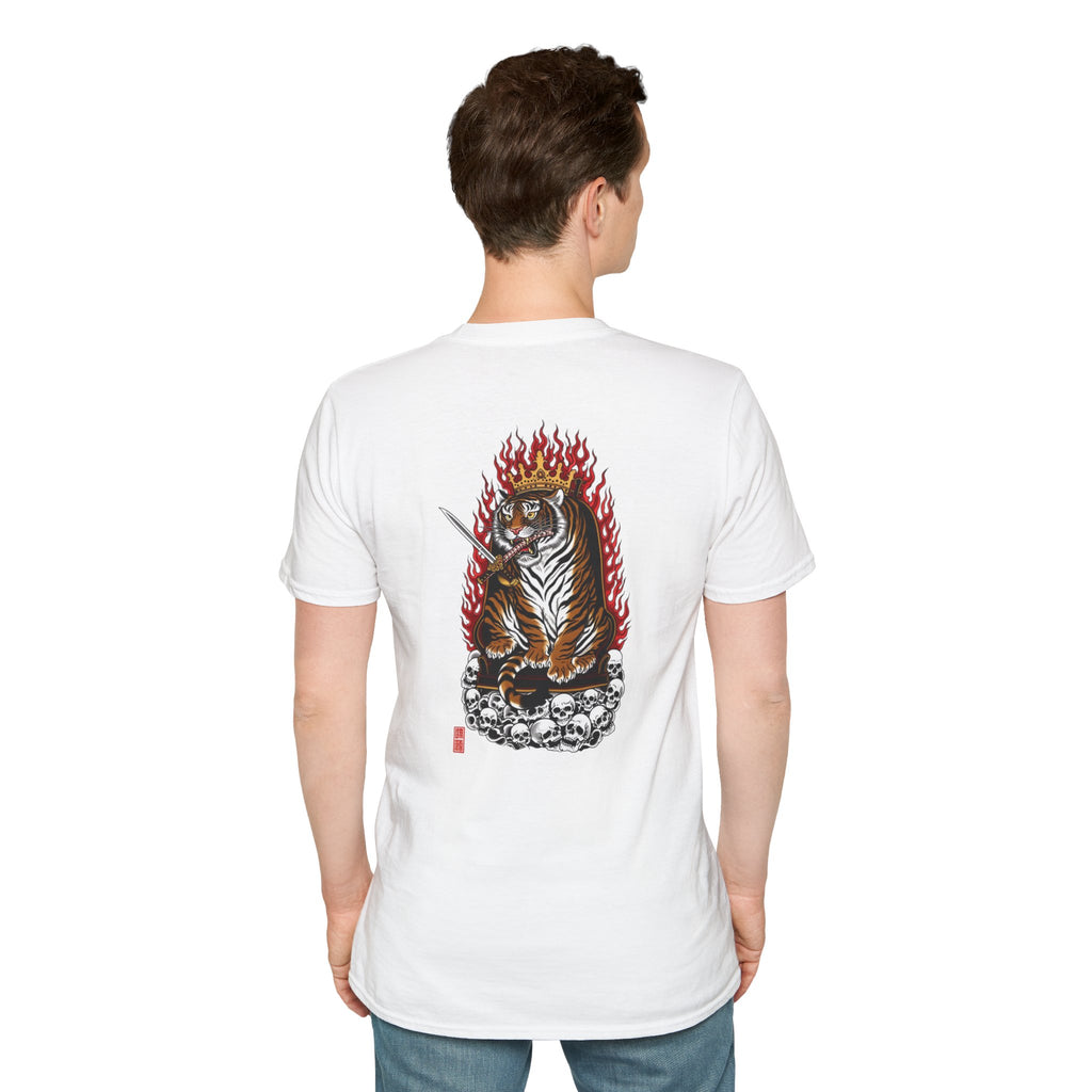 Minimal Logo T‑Shirt — Small Chest Emblem Casual Tee