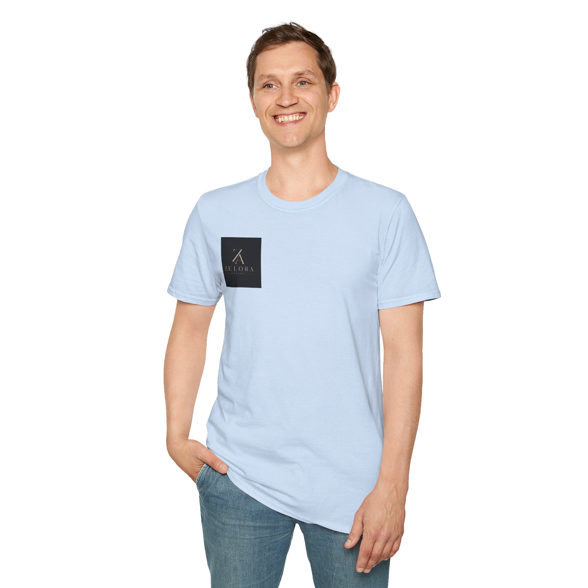 Minimal Logo T‑Shirt — Zeora Square Chest Badge