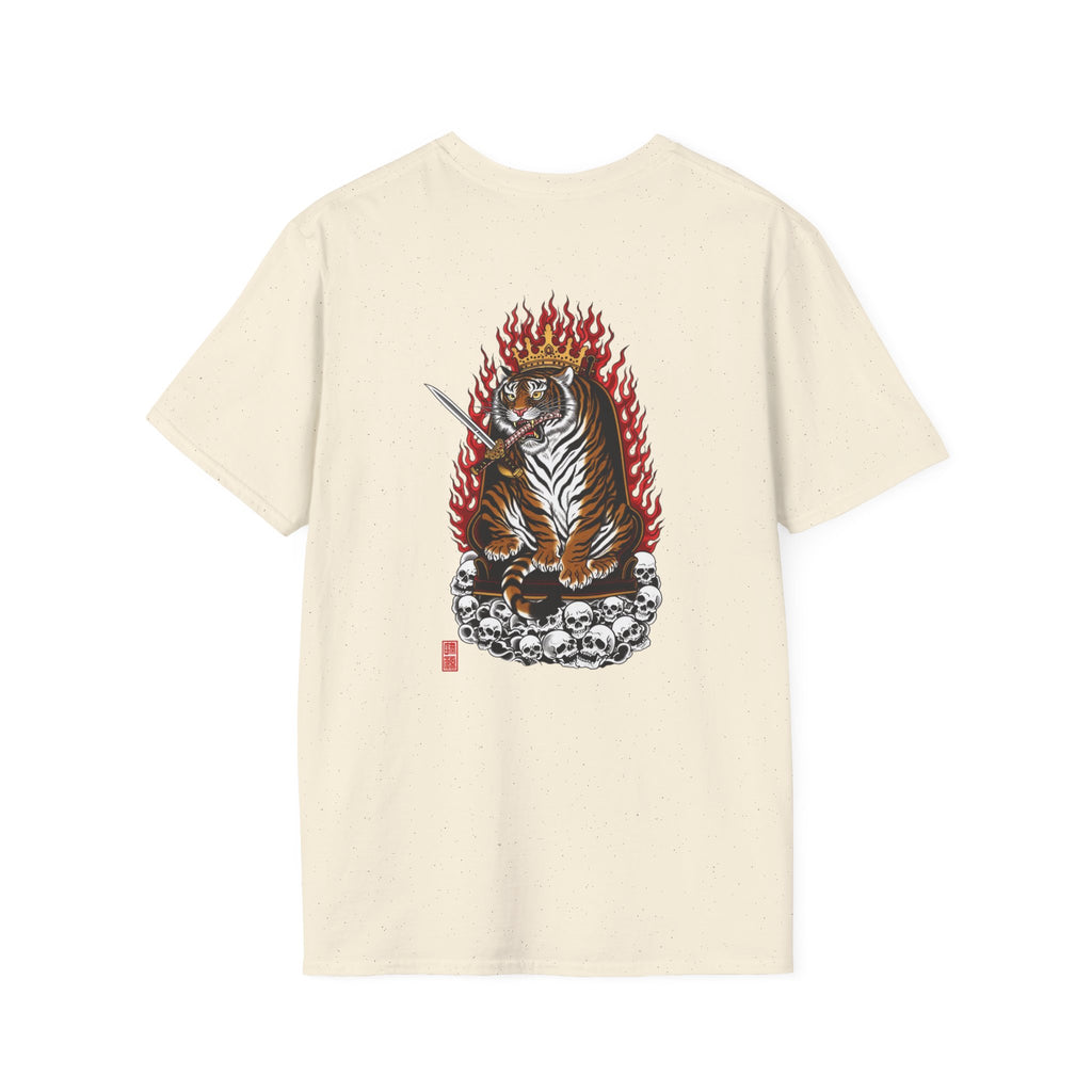 Minimal Logo T‑Shirt — Small Chest Emblem Casual Tee