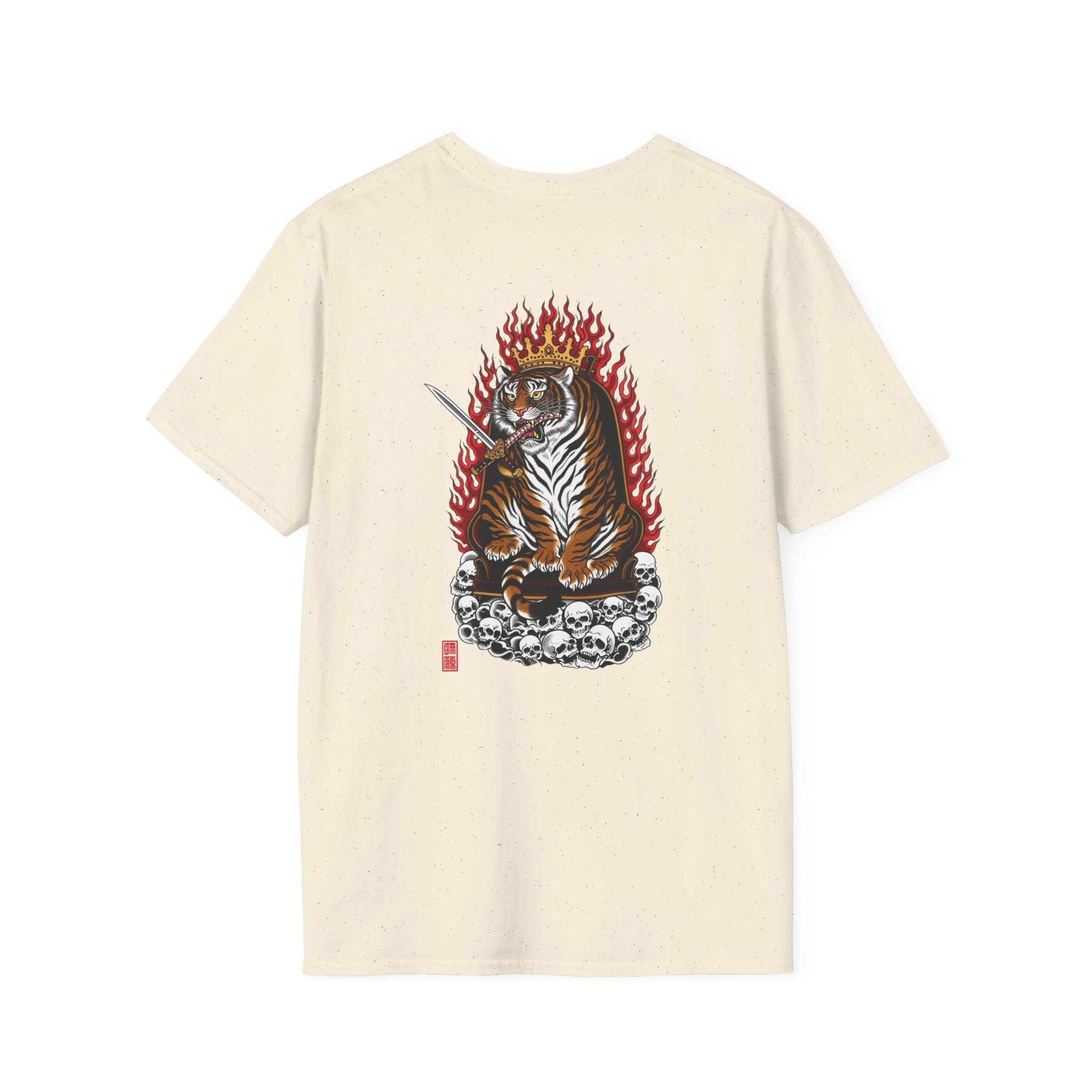 Minimal Logo T‑Shirt — Small Chest Emblem Casual Tee