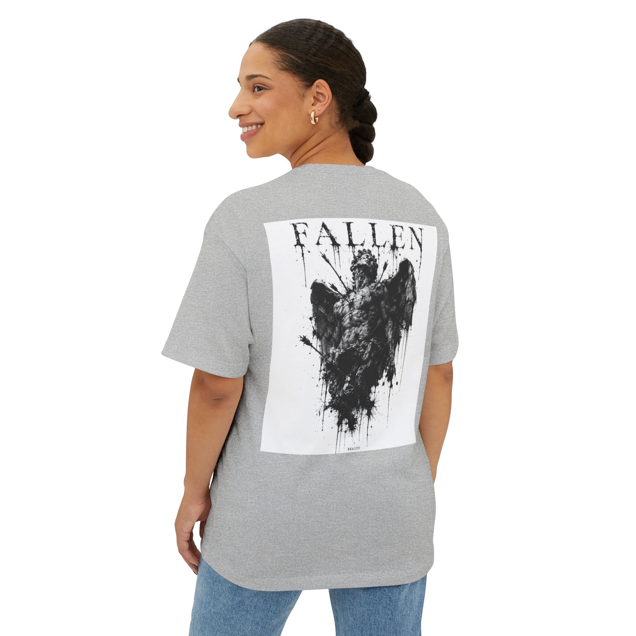Fallen Angel — Oversized White Casual Shirt