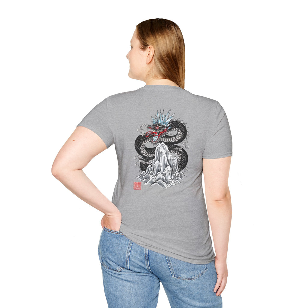 Minimal Logo T-Shirt — ZEIORA Chest Patch Design