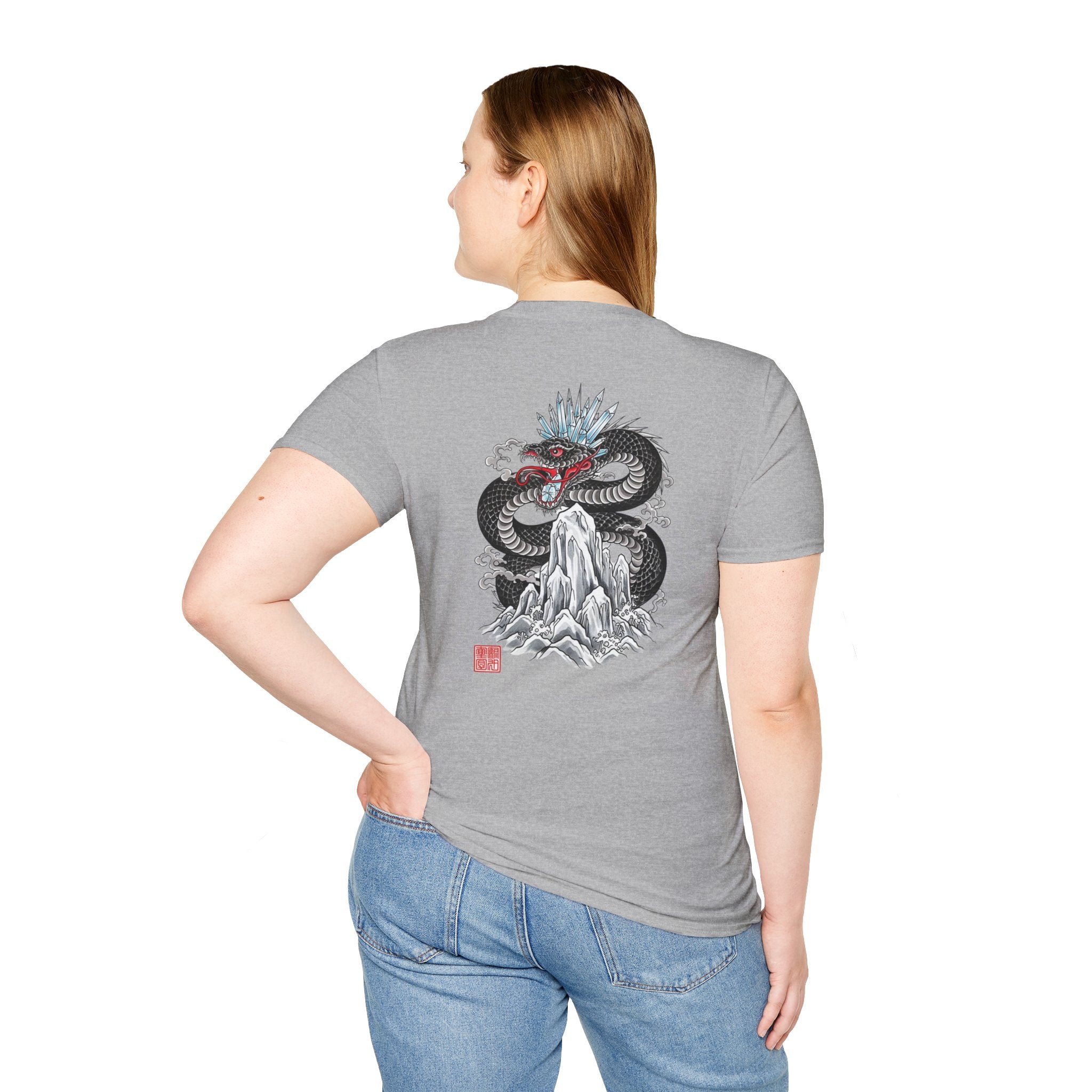 Minimal Logo T-Shirt — ZEIORA Chest Patch Design