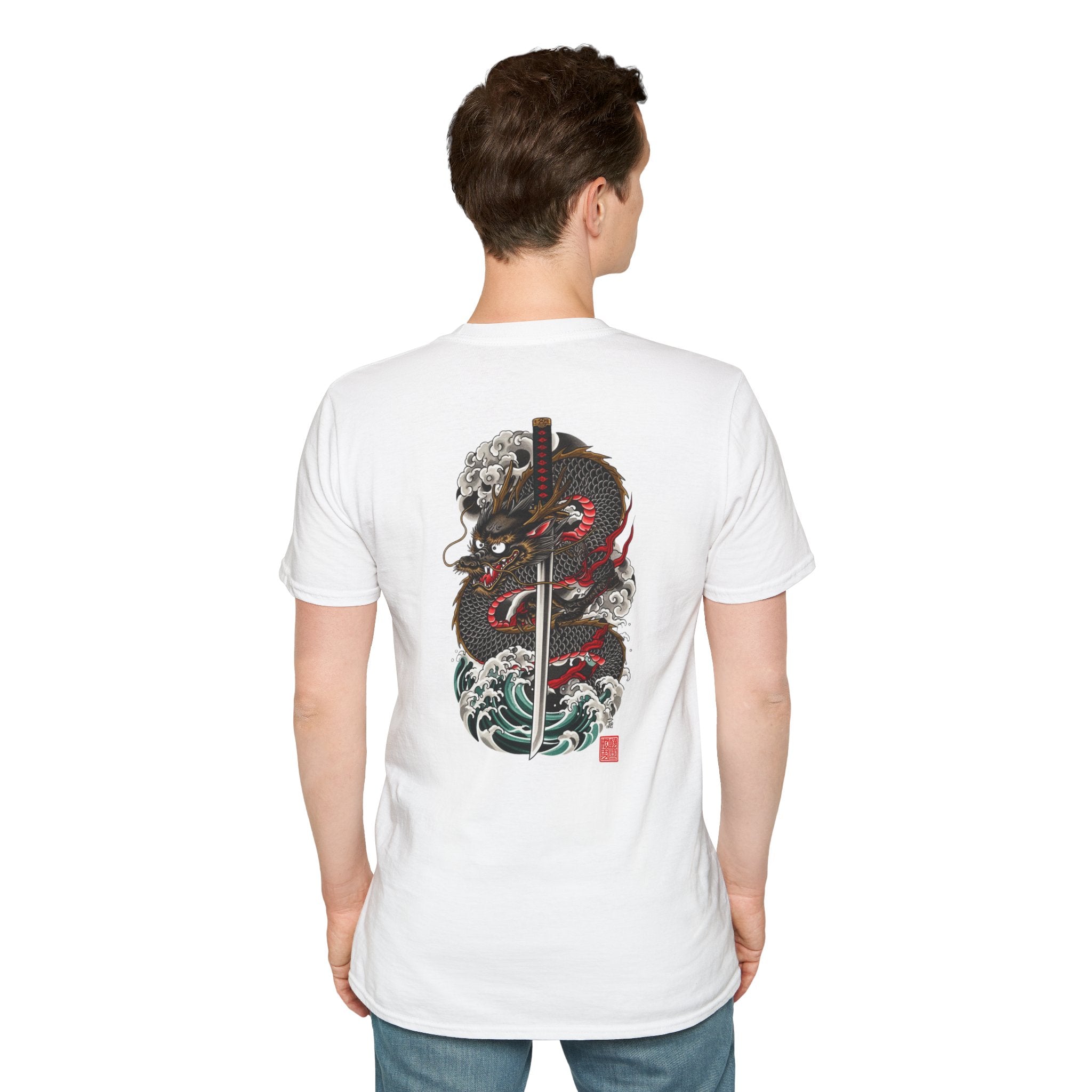 Minimal Logo T‑Shirt — Zenora Black Square Chest Print