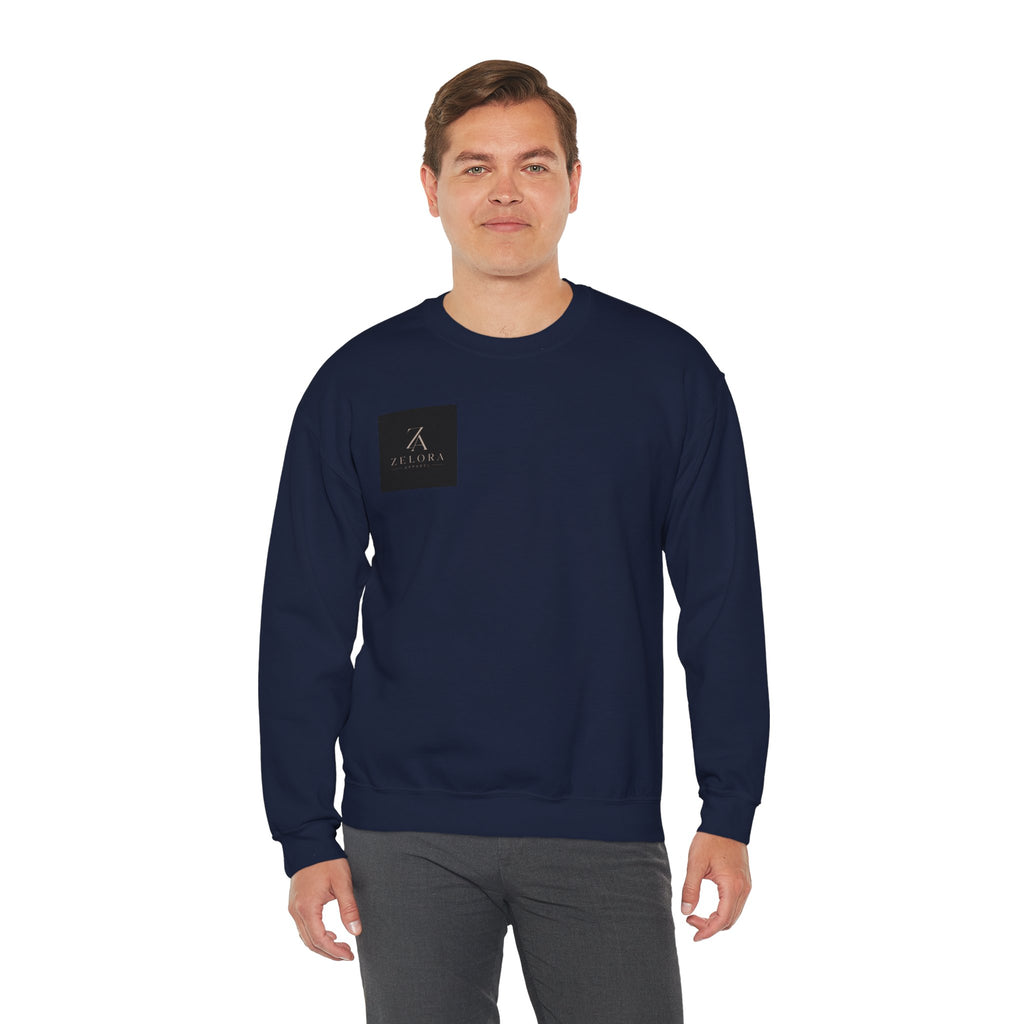 Phoenix Rising Crewneck Sweatshirt — Japanese-style Flaming Phoenix Back Print