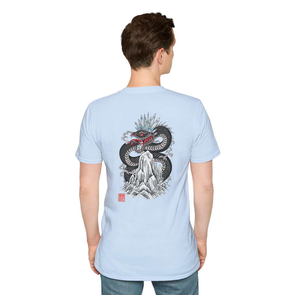 Minimal Logo T-Shirt — ZEIORA Chest Patch Design