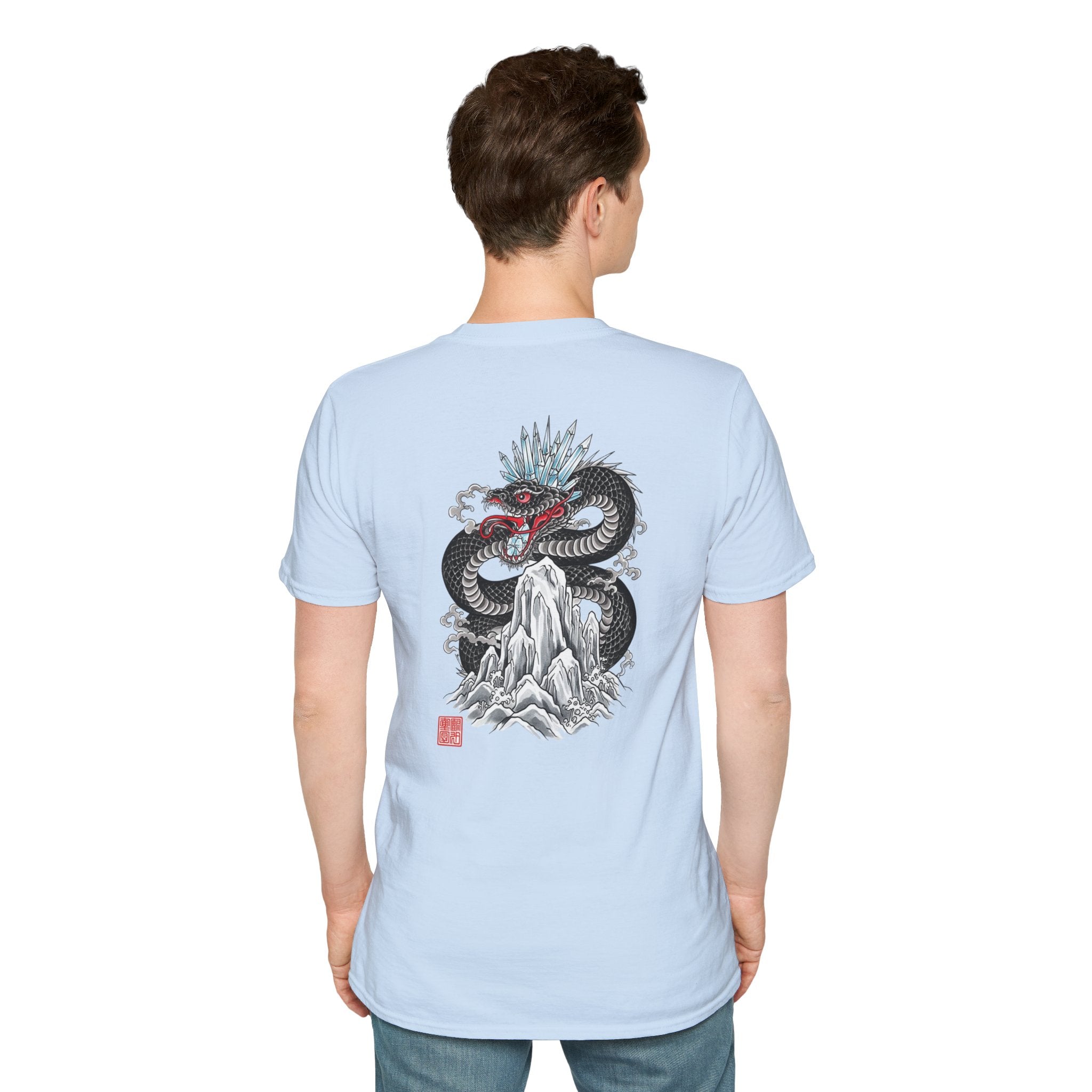 Minimal Logo T-Shirt — ZEIORA Chest Patch Design