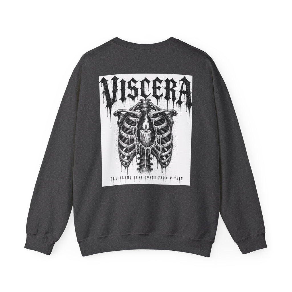 Crewneck Sweatshirt — Viscera Ribcage Graphic Crewneck
