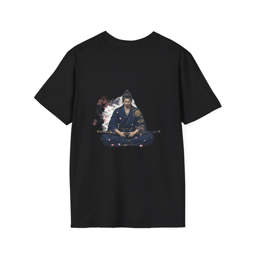Samurai Meditation T-Shirt — Zen Warrior Graphic Tee
