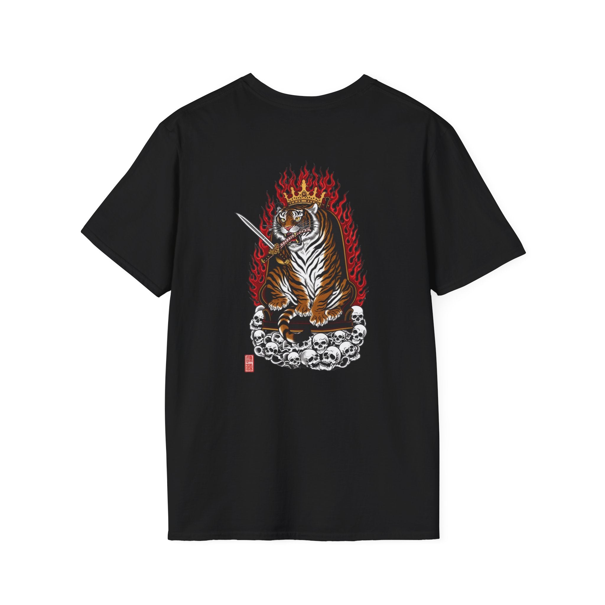 Minimal Logo T‑Shirt — Small Chest Emblem Casual Tee