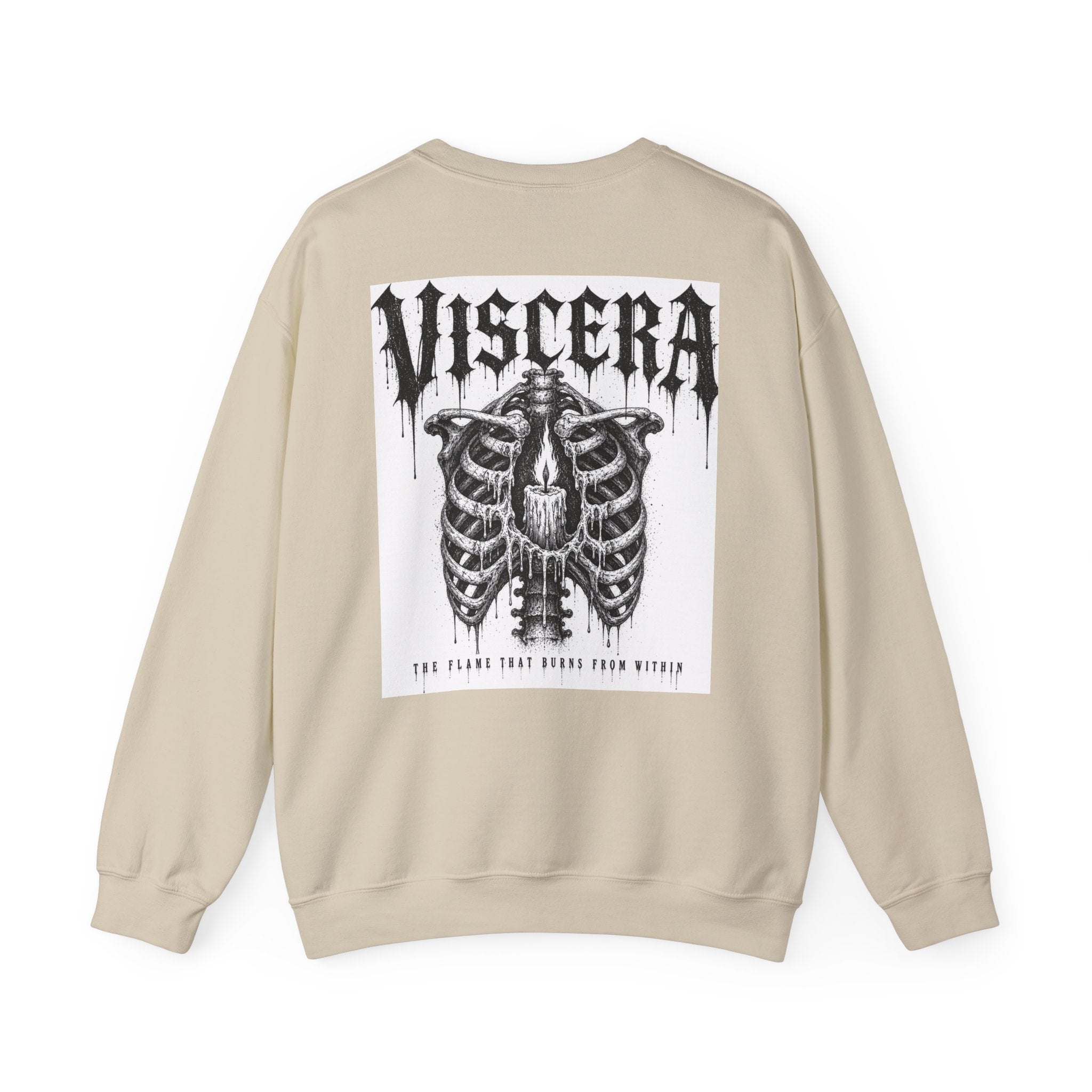 Crewneck Sweatshirt — Viscera Ribcage Graphic Crewneck