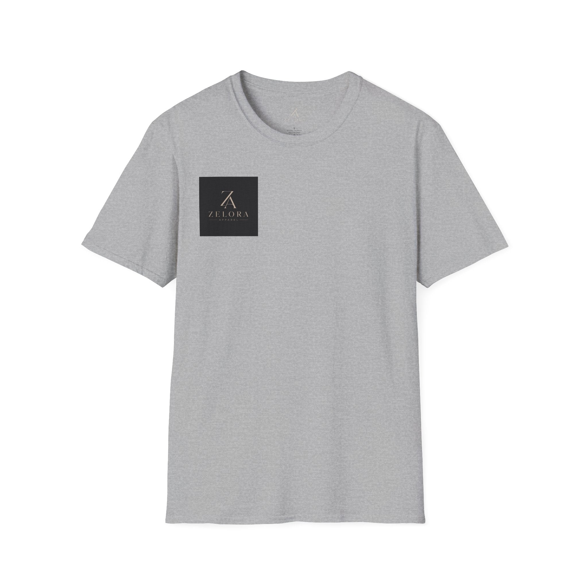 Minimal Logo T-Shirt — Zeora Branded Chest Patch
