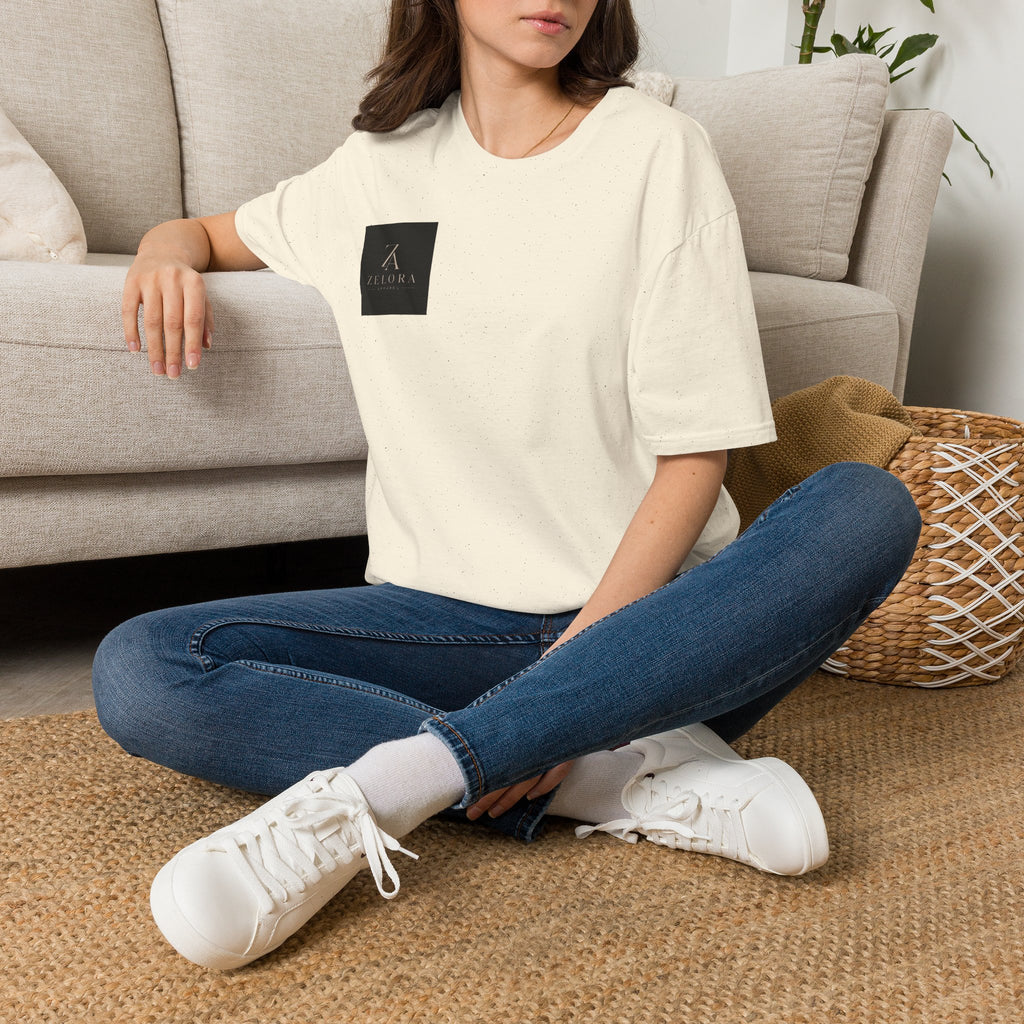 Minimal Logo T‑Shirt — Zeora Square Chest Badge