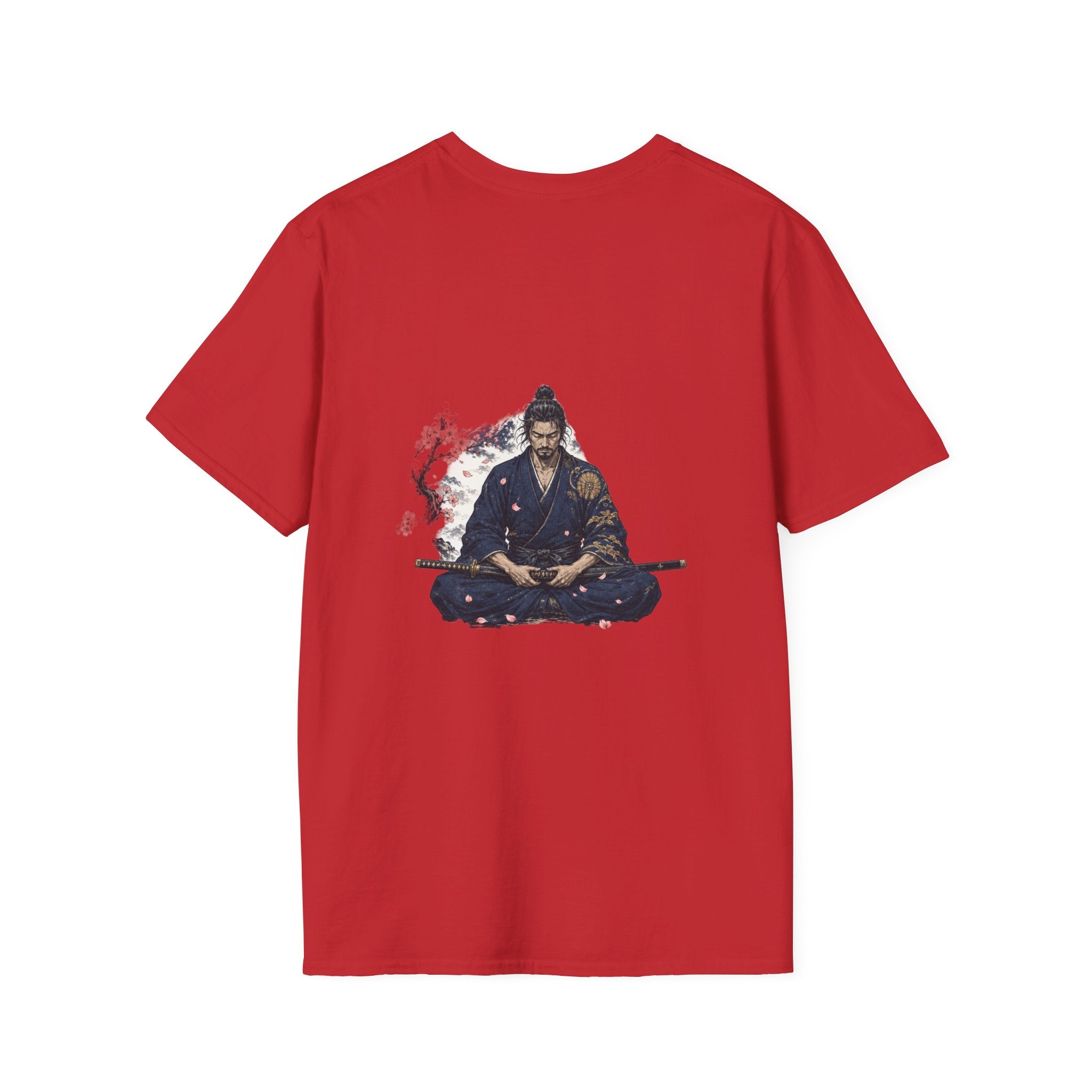 Samurai Meditation T-Shirt — Zen Warrior Graphic Tee