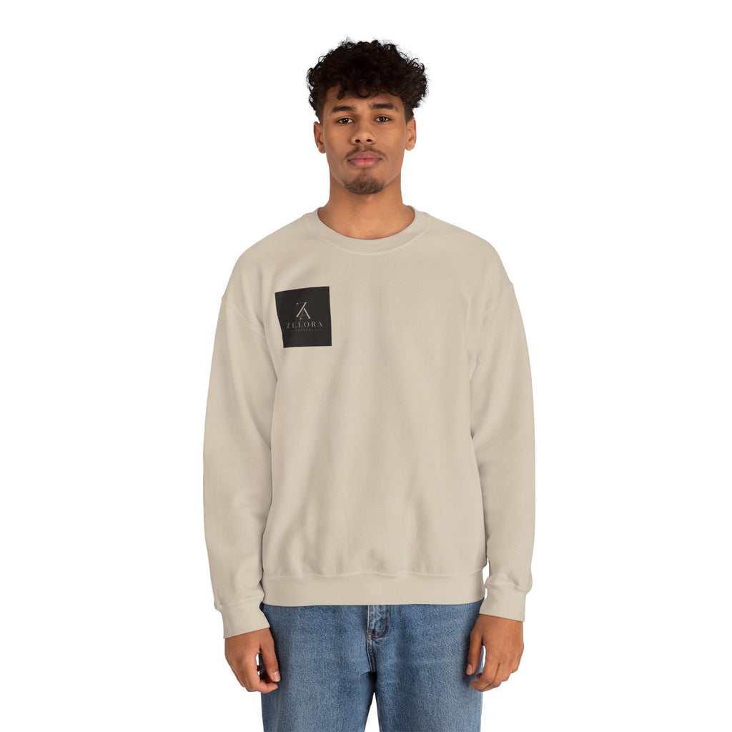 Crewneck Sweatshirt — Yin Yang Tiger with Cherry Blossoms Graphic