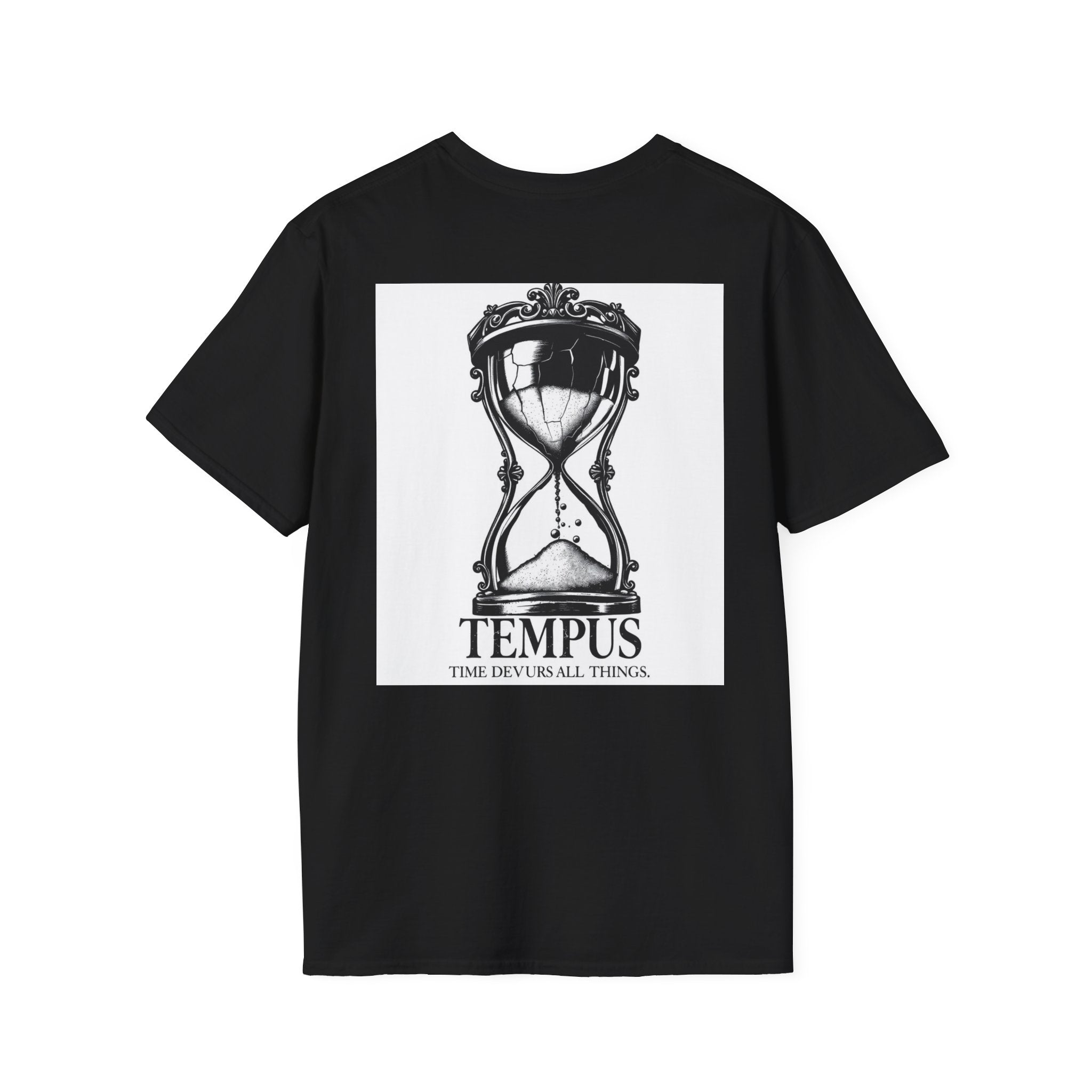 Minimal Logo T-Shirt — Small Chest Emblem Casual Tee