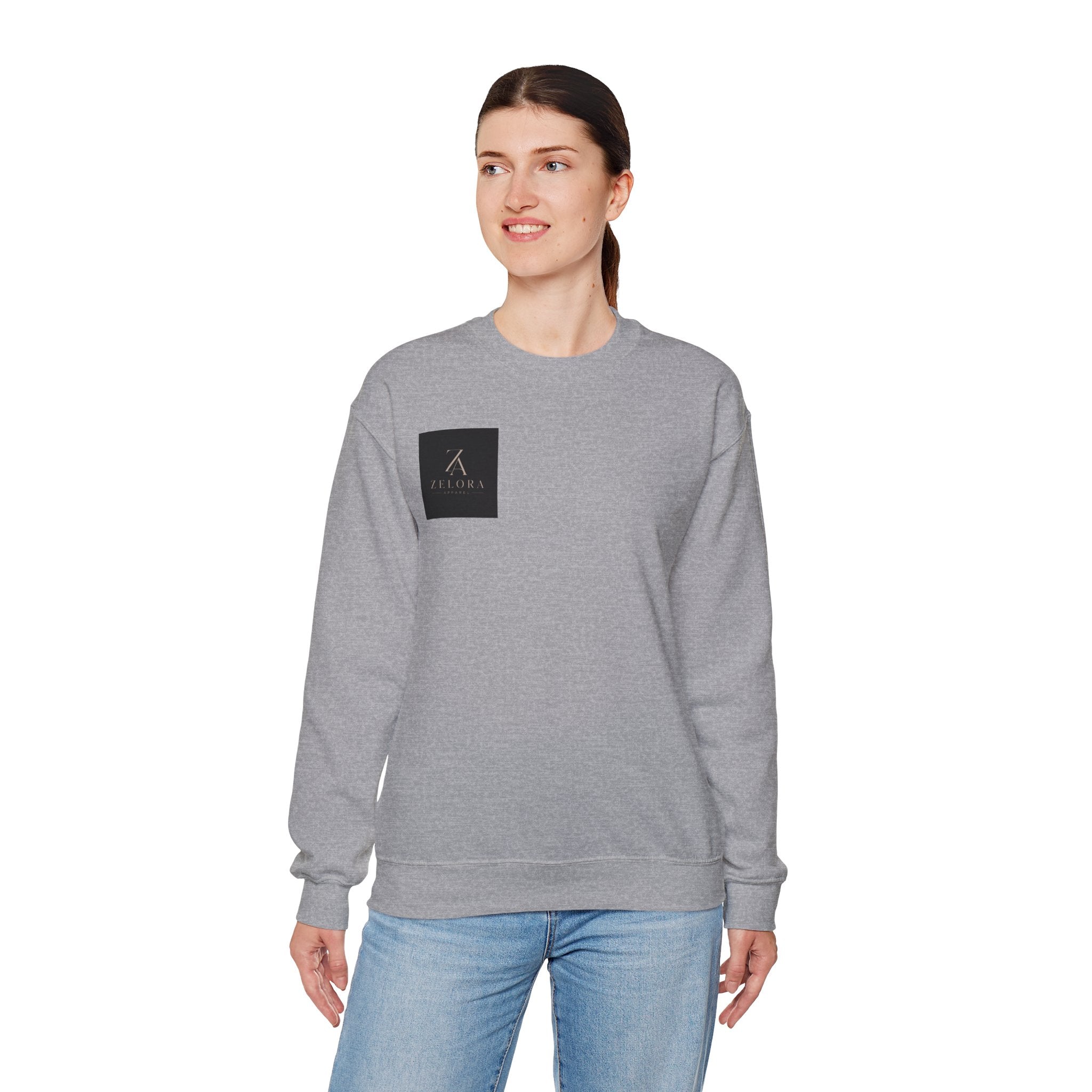 Tiger & Roses Crewneck Sweatshirt — Japanese Tattoo Style Back Graphic