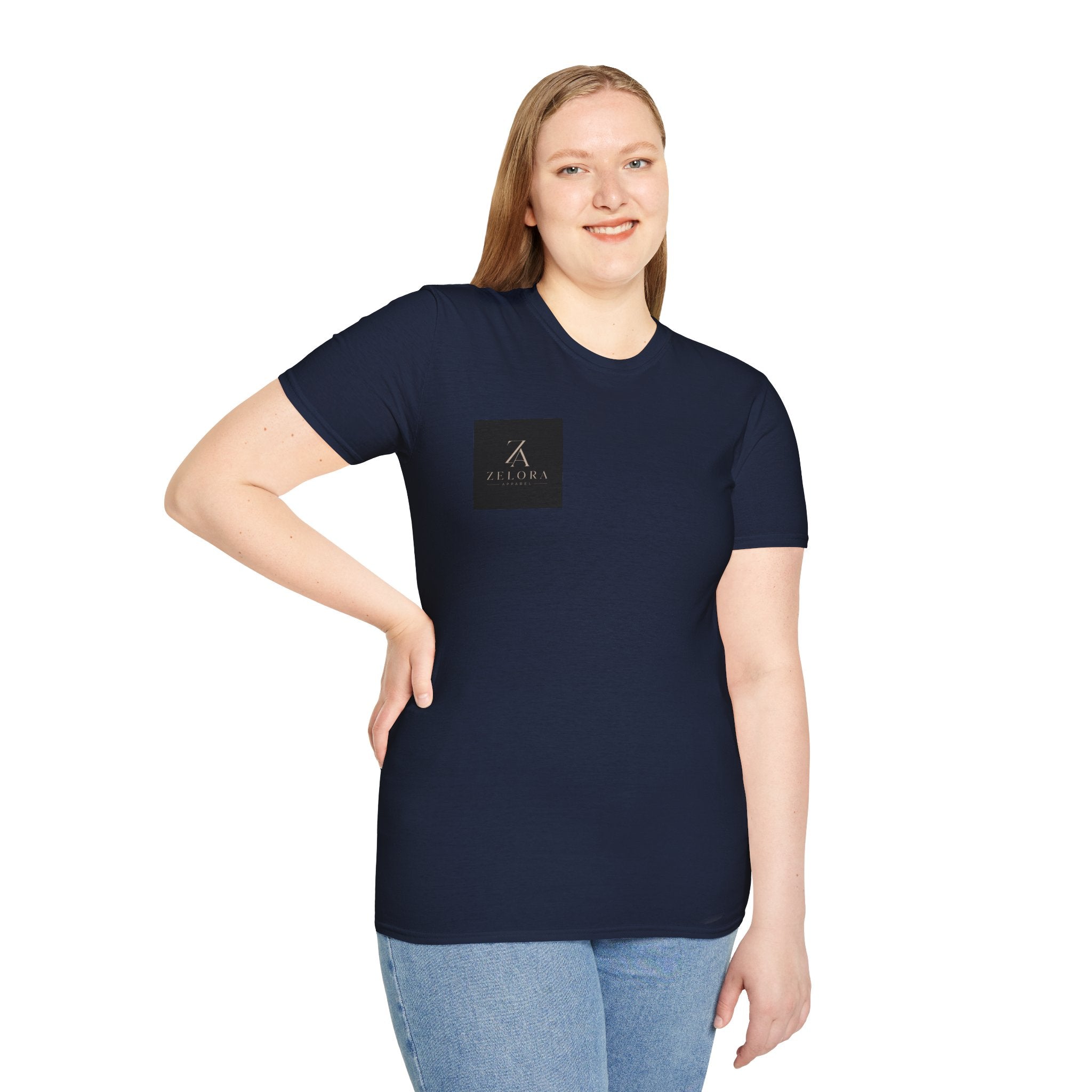 Minimal Logo T‑Shirt — Modern Square Brand Graphic Tee