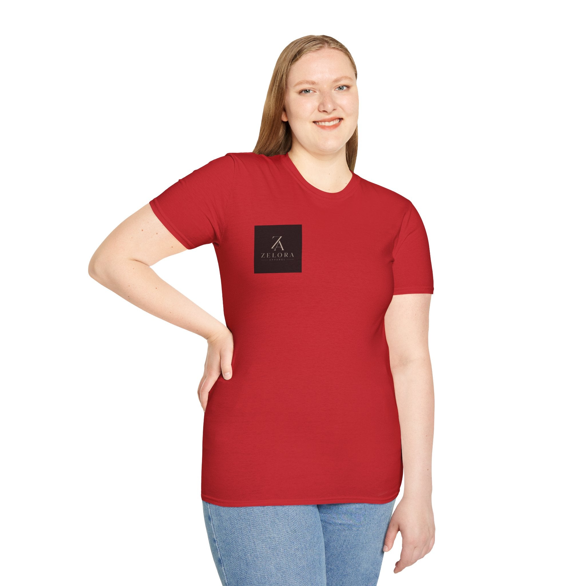 Minimal Logo T‑Shirt — Zeora Square Emblem Tee
