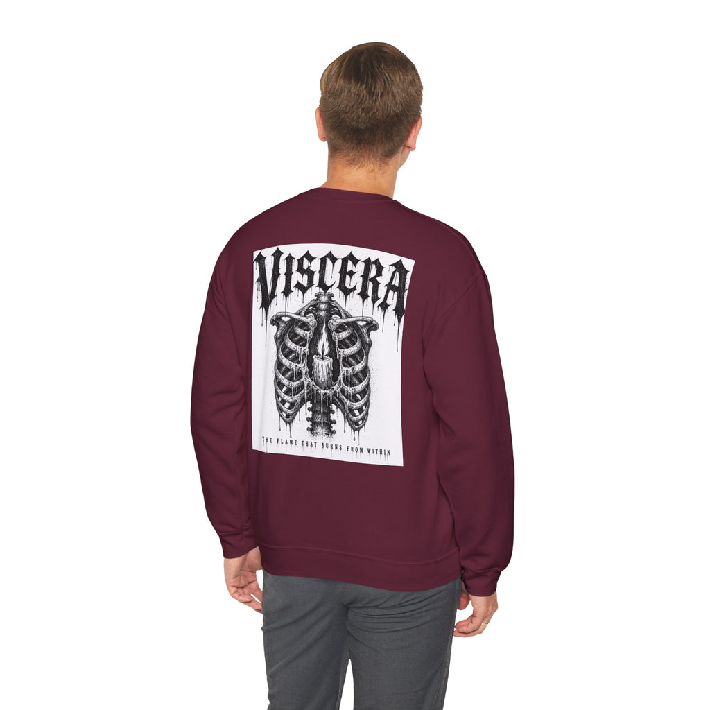 Crewneck Sweatshirt — Viscera Ribcage Graphic Crewneck
