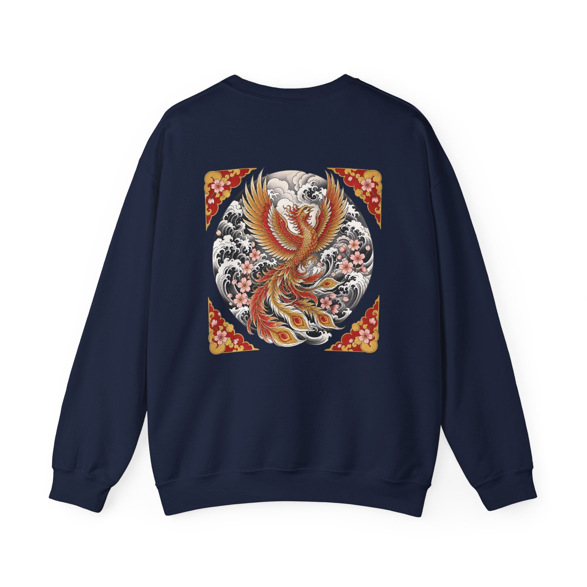 Phoenix Crewneck Sweatshirt — Vintage Japanese Phoenix Back Print