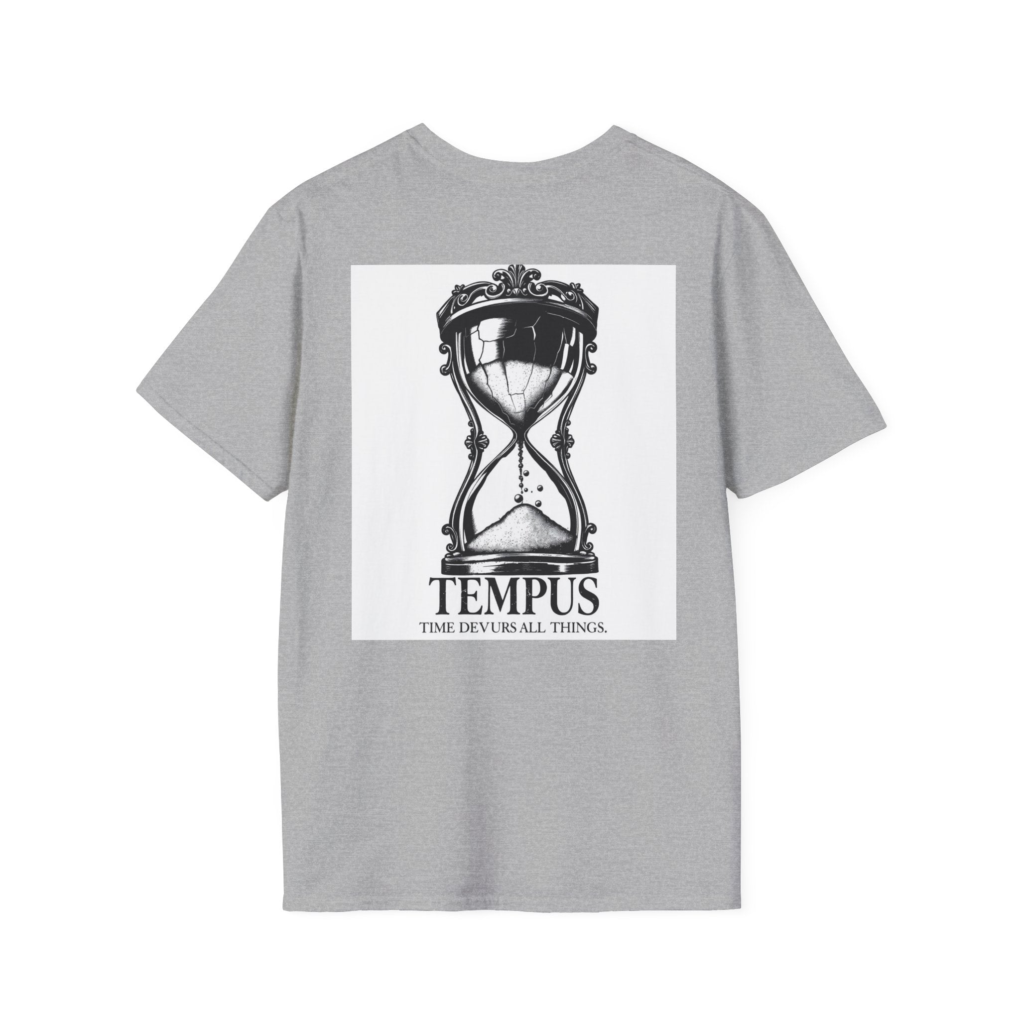 Minimal Logo T-Shirt — Small Chest Emblem Casual Tee