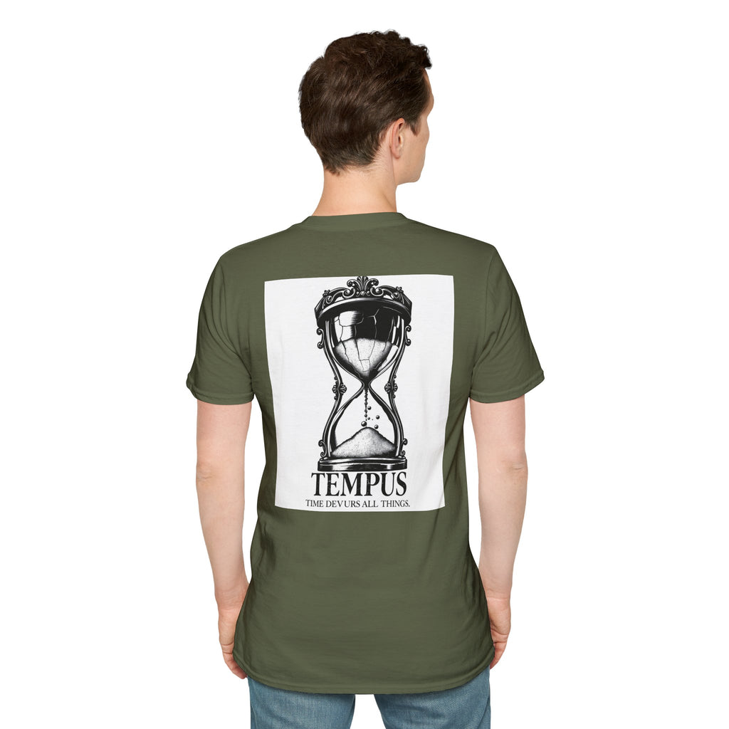 Minimal Logo T-Shirt — Small Chest Emblem Casual Tee